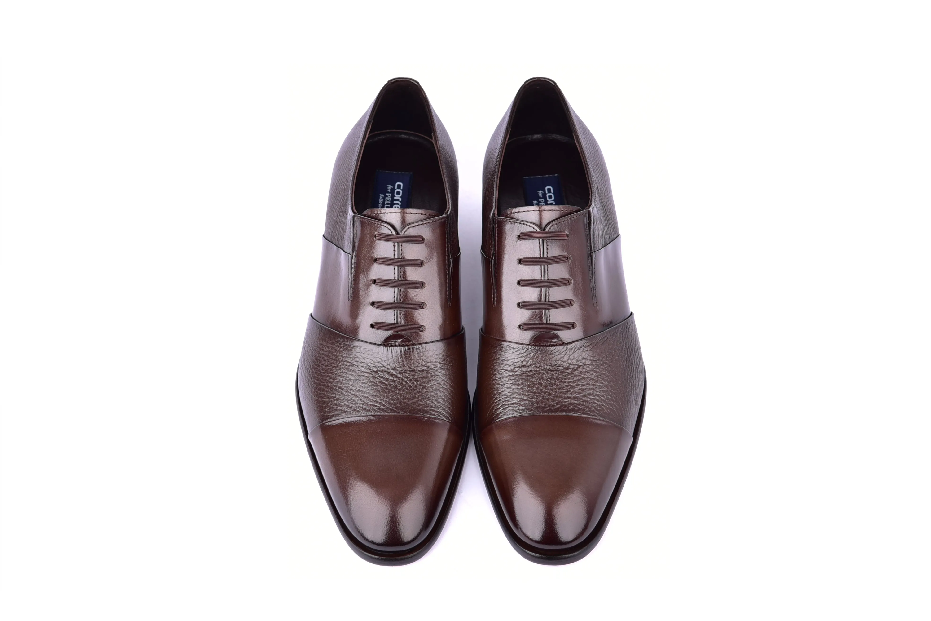 C0144-5691 Cap Toe Tie-less deer skin- Brown sold by Alberto Nardoni product image thumbnail 4