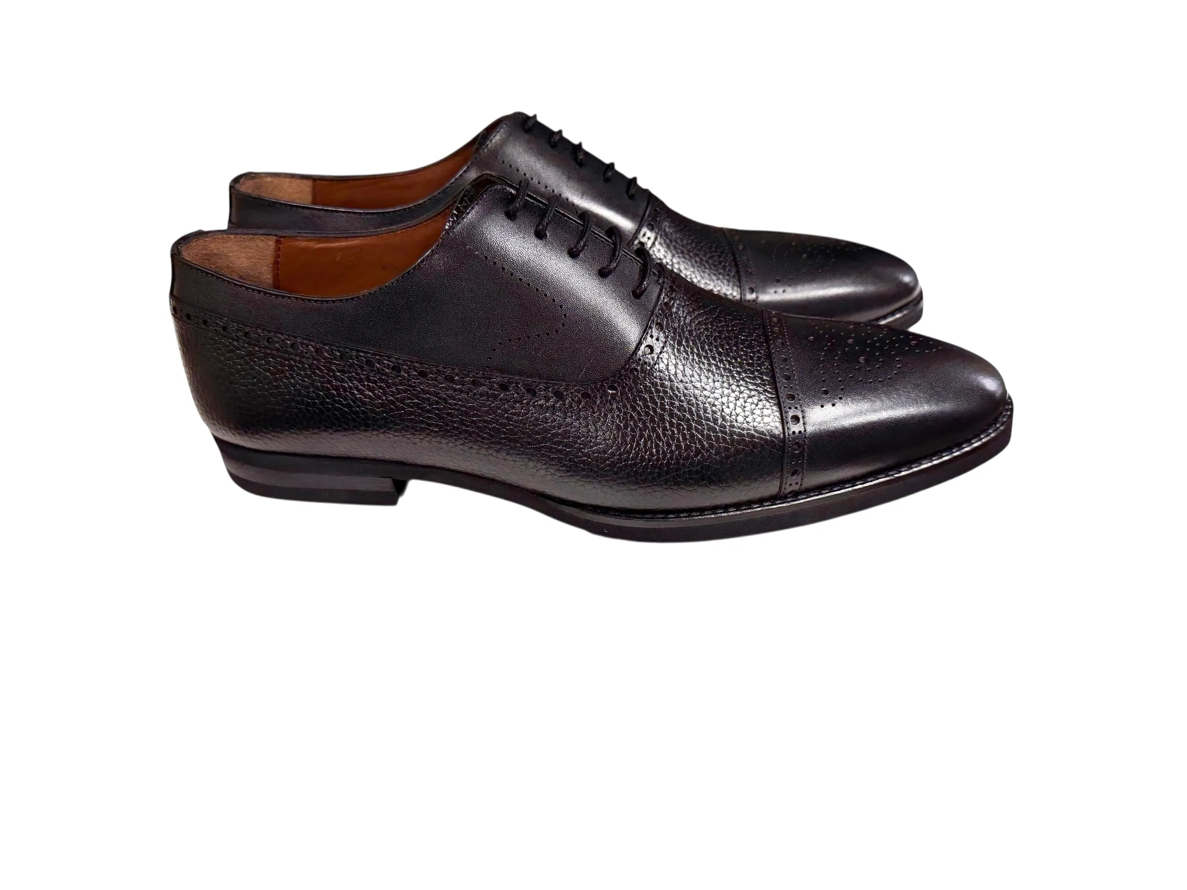 P0005226 -Lord -Cap toe Perforated -Black sold by Alberto Nardoni product image thumbnail 2