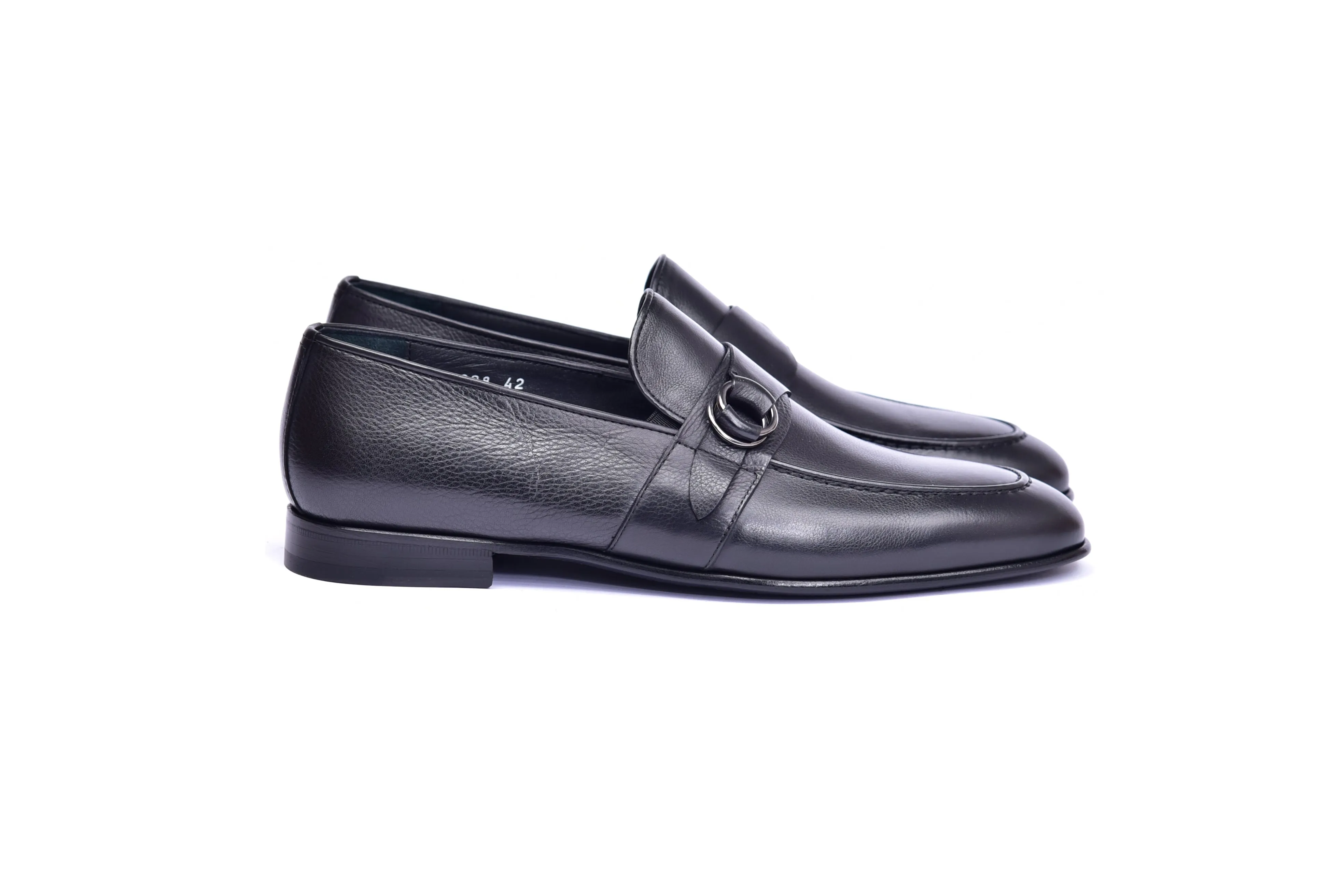 C00102- 6628 Side Buckle Loafer -Black sold by Alberto Nardoni product image thumbnail 2