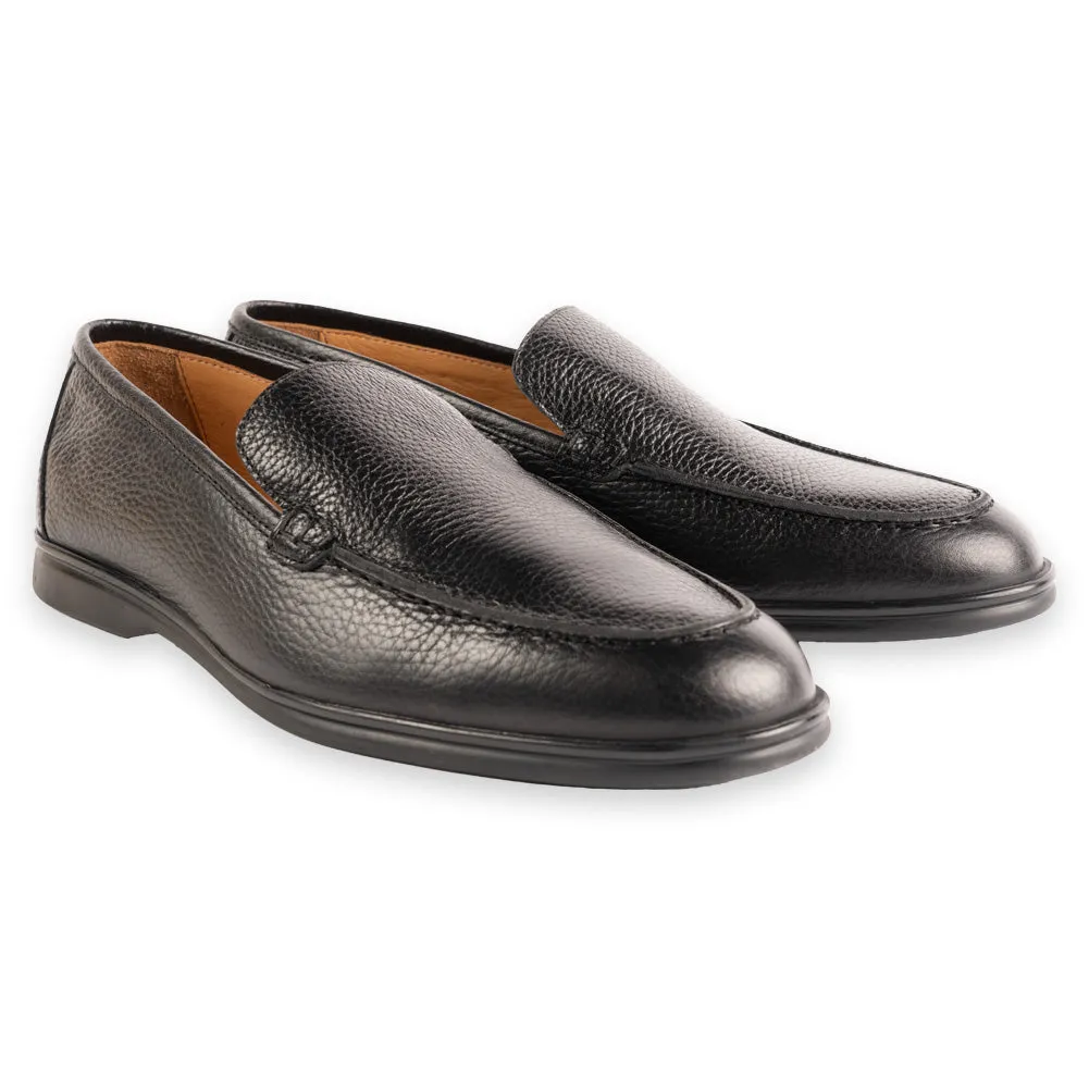 P0216-3564 Venetian Loafer- Black sold by Alberto Nardoni