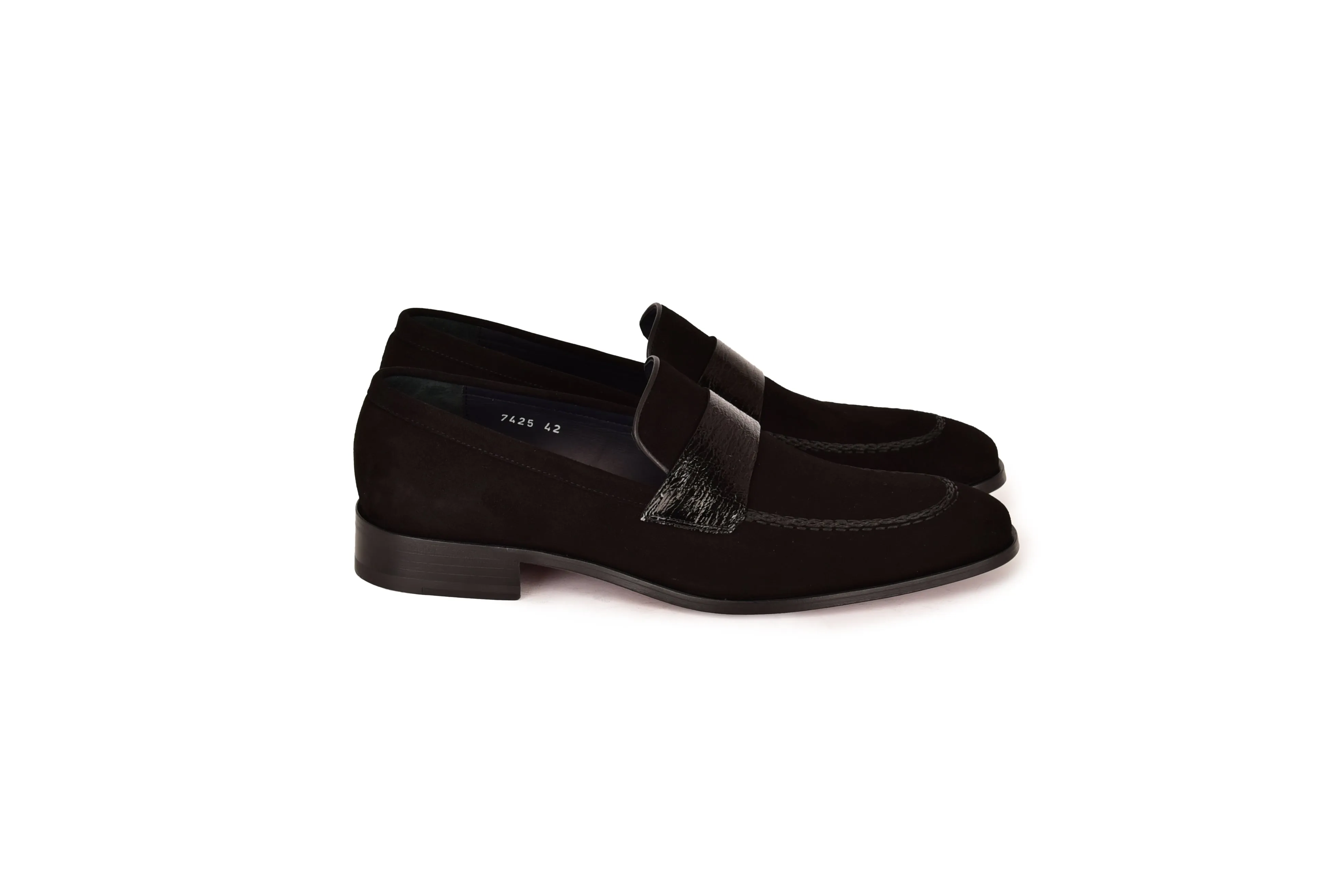 C000211-7425S Loafer-Black Suede sold by Alberto Nardoni product image thumbnail 2