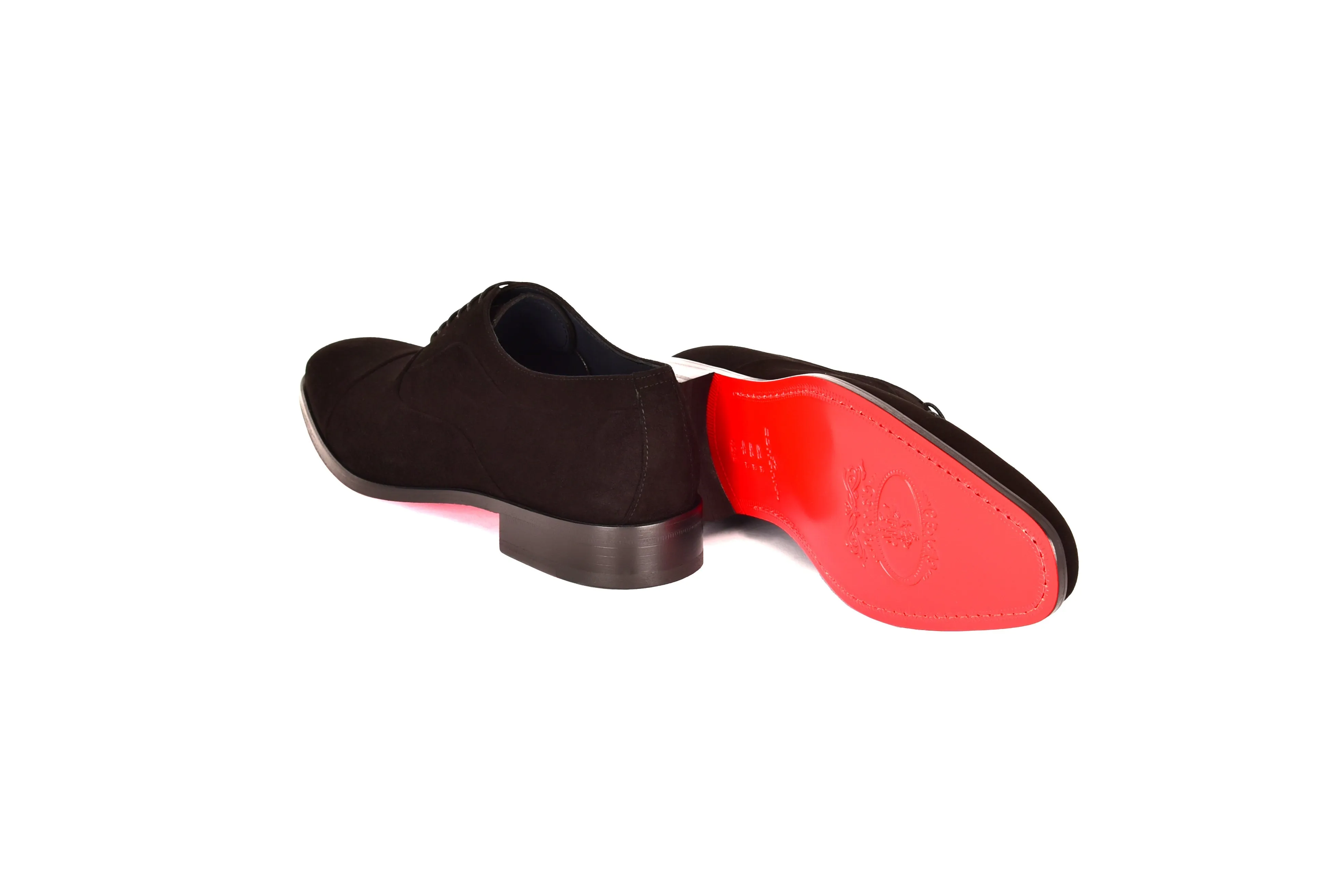 C0001108-6694S Cap toe lace up-Black Suede sold by Alberto Nardoni product image thumbnail 3