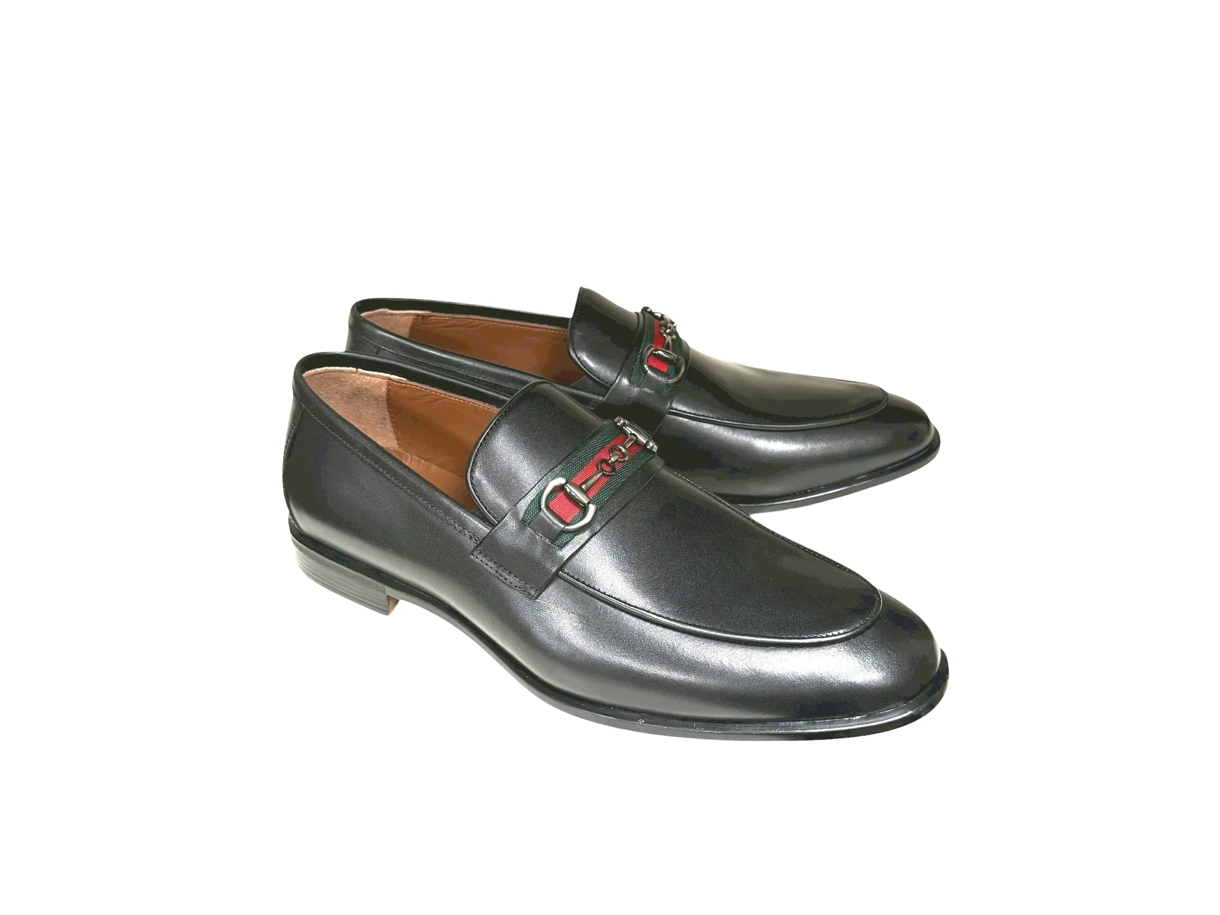 P0014 -Borris- Buckle Loafer- Black sold by Alberto Nardoni