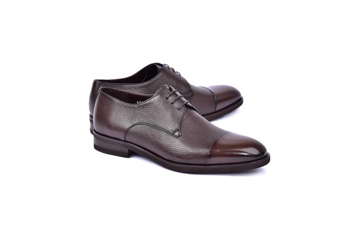C001106-6793 Cap Toe Deer Skin- Brown sold by Alberto Nardoni