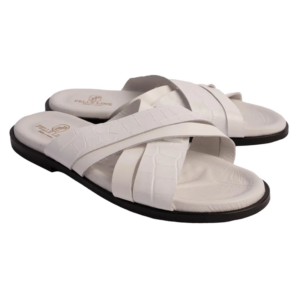 P000923- Aruba Sandal -White sold by Alberto Nardoni
