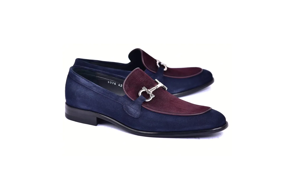 C11109-6376S- Navy+Burgundy made by Alberto Nardoni