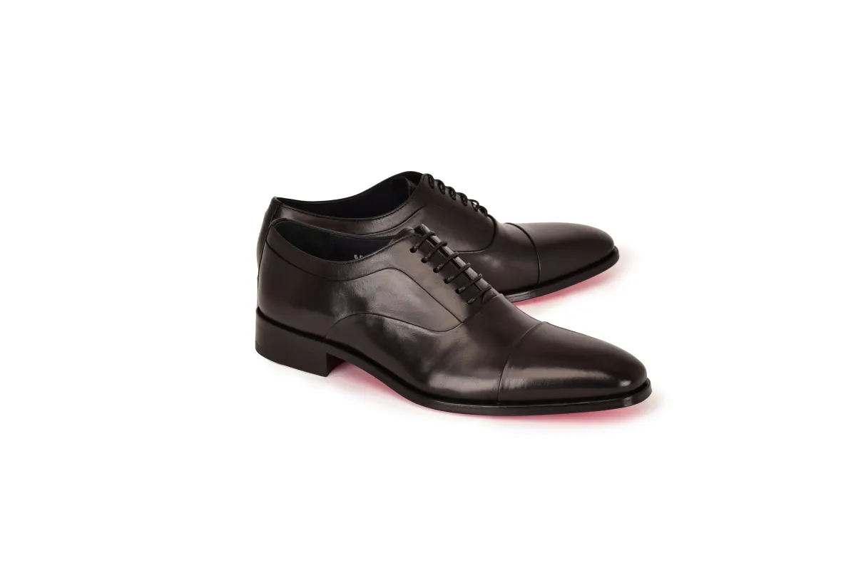 C0001107-6694 Cap toe lace up-Black sold by Alberto Nardoni