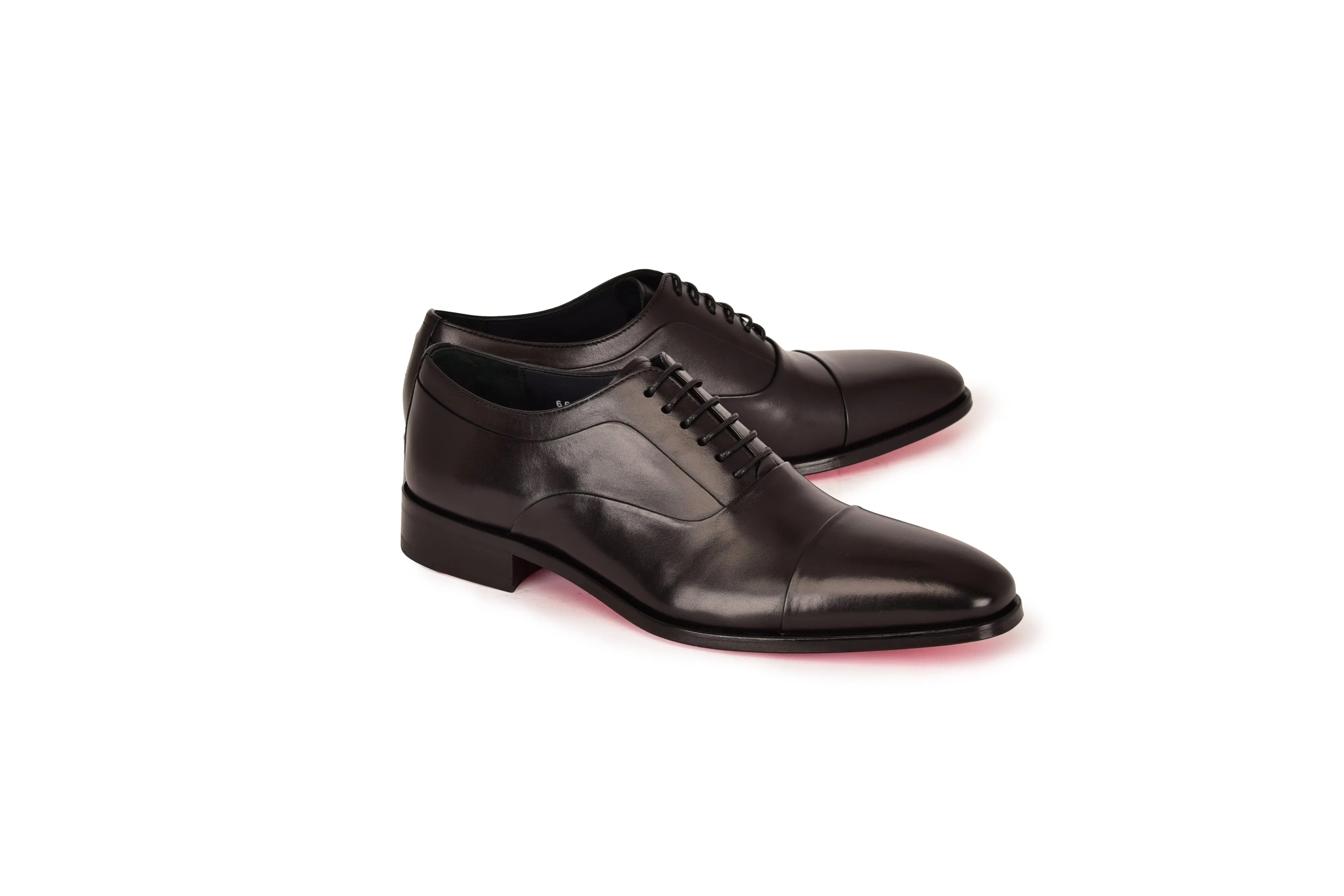 C0001107-6694 Cap toe lace up-Black sold by Alberto Nardoni