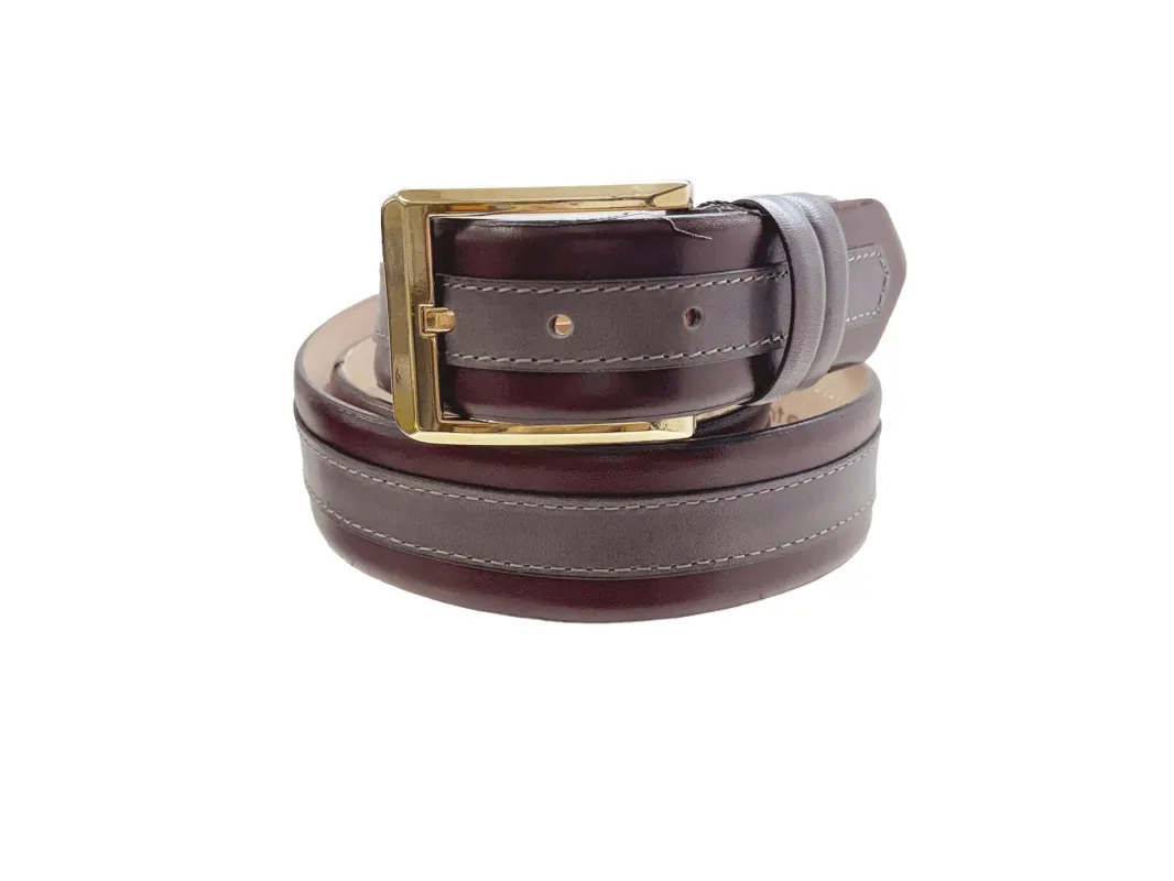 CBelt-7397-Burgundy-Grey sold by Alberto Nardoni
