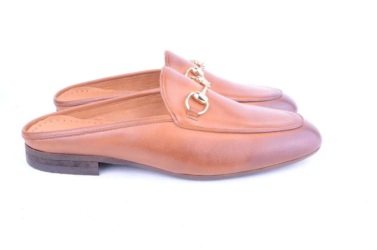 P00028-6251 Open Back Buckle loafer-Tan sold by Alberto Nardoni product image thumbnail 2