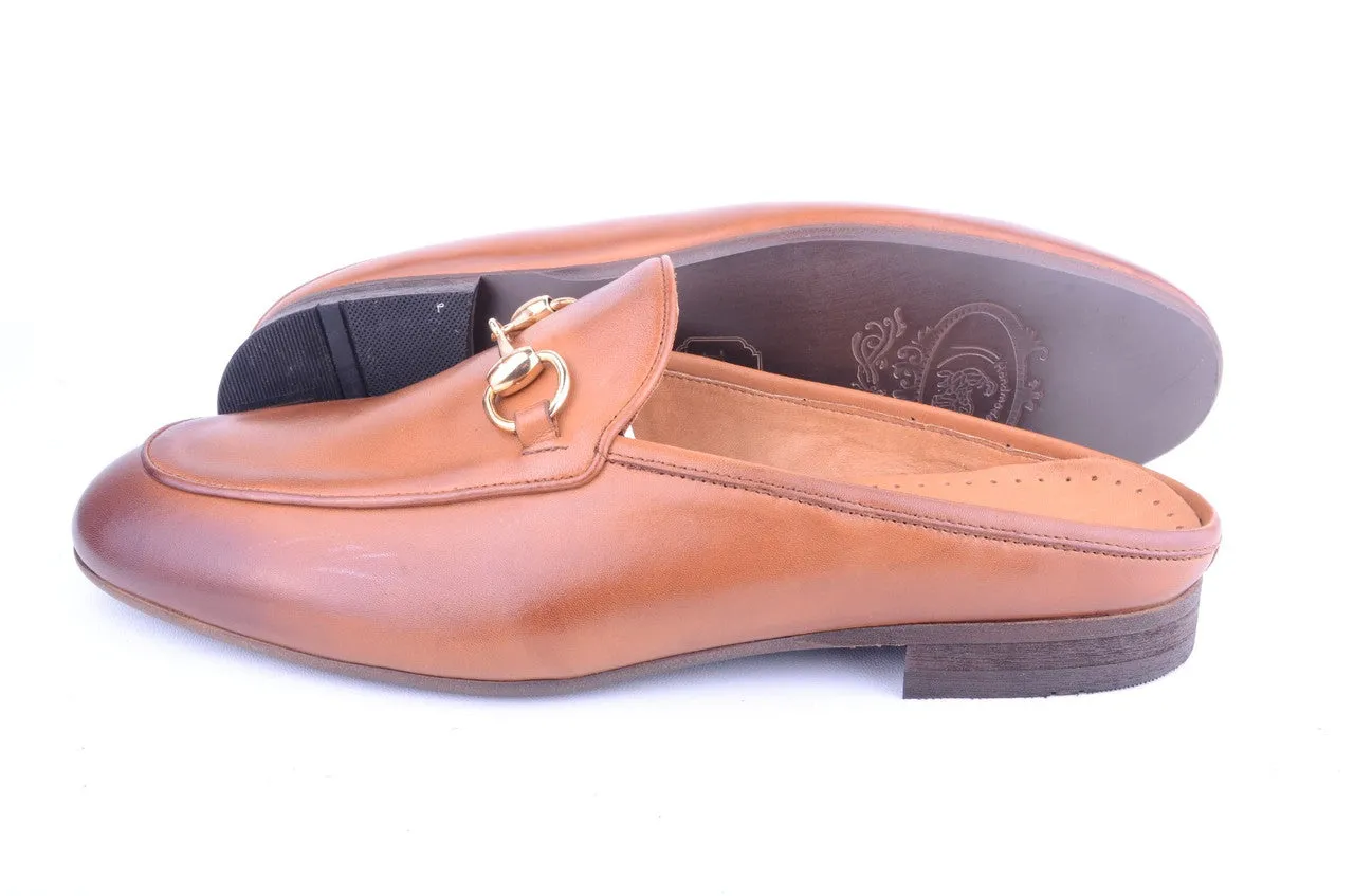 P00028-6251 Open Back Buckle loafer-Tan sold by Alberto Nardoni product image thumbnail 3
