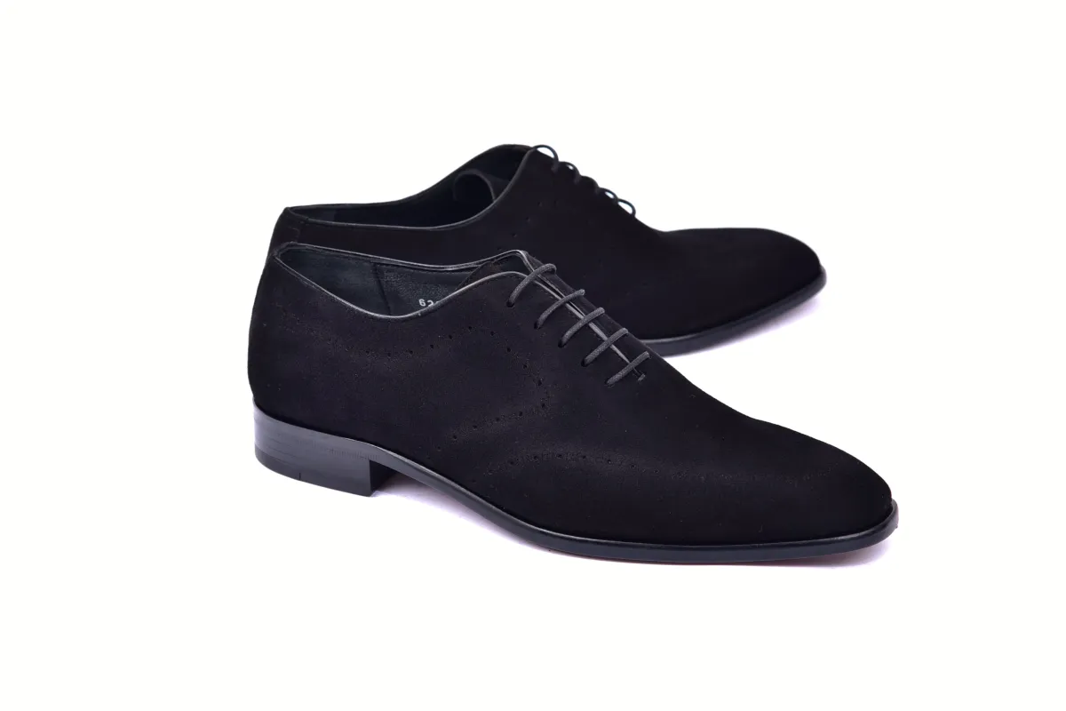 C0014022-6292S lace up -Black Suede made by Alberto Nardoni
