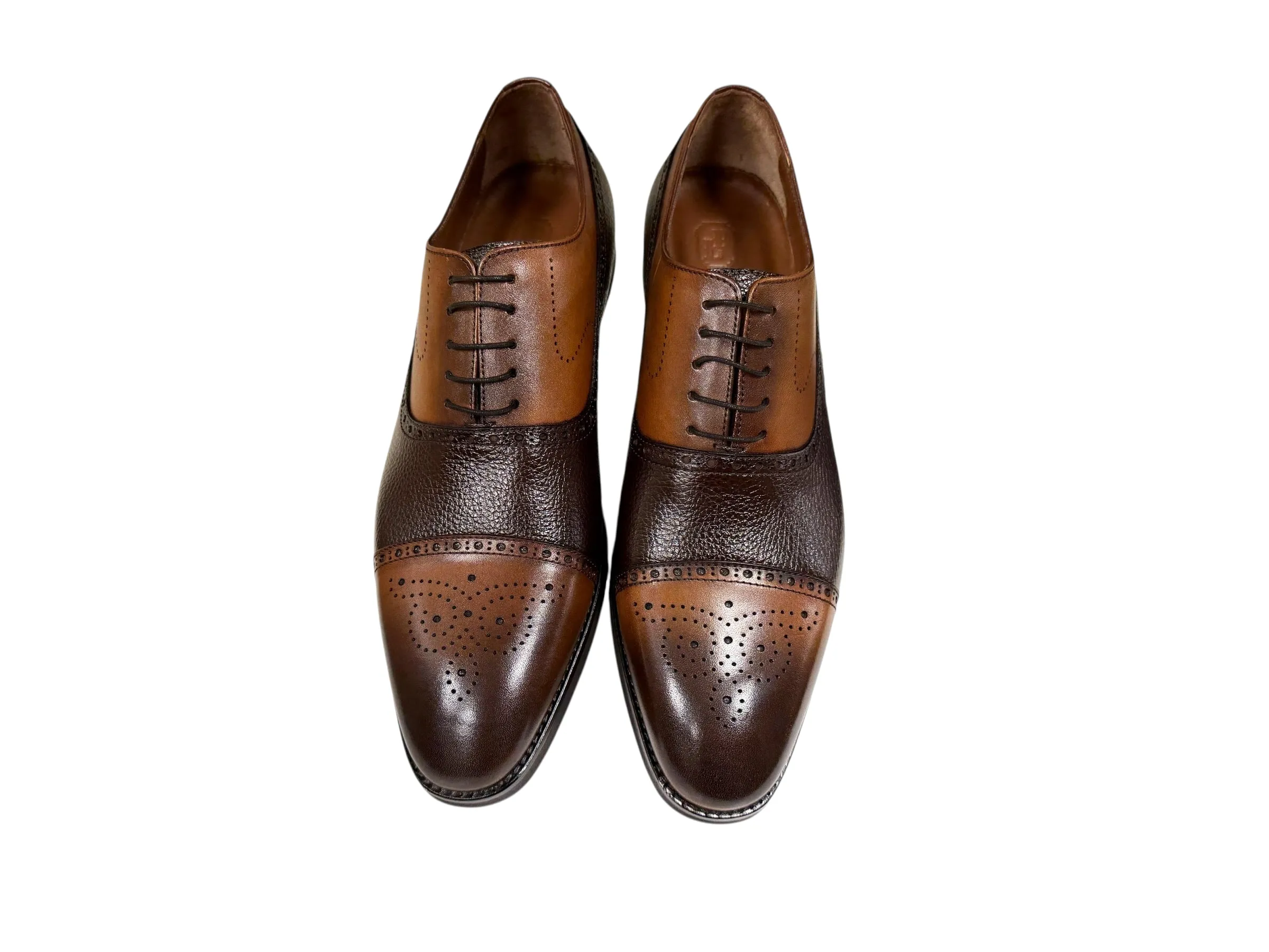 P0005225 -Lord -Two Tone Lace up-Brown+Tan sold by Alberto Nardoni product image thumbnail 3