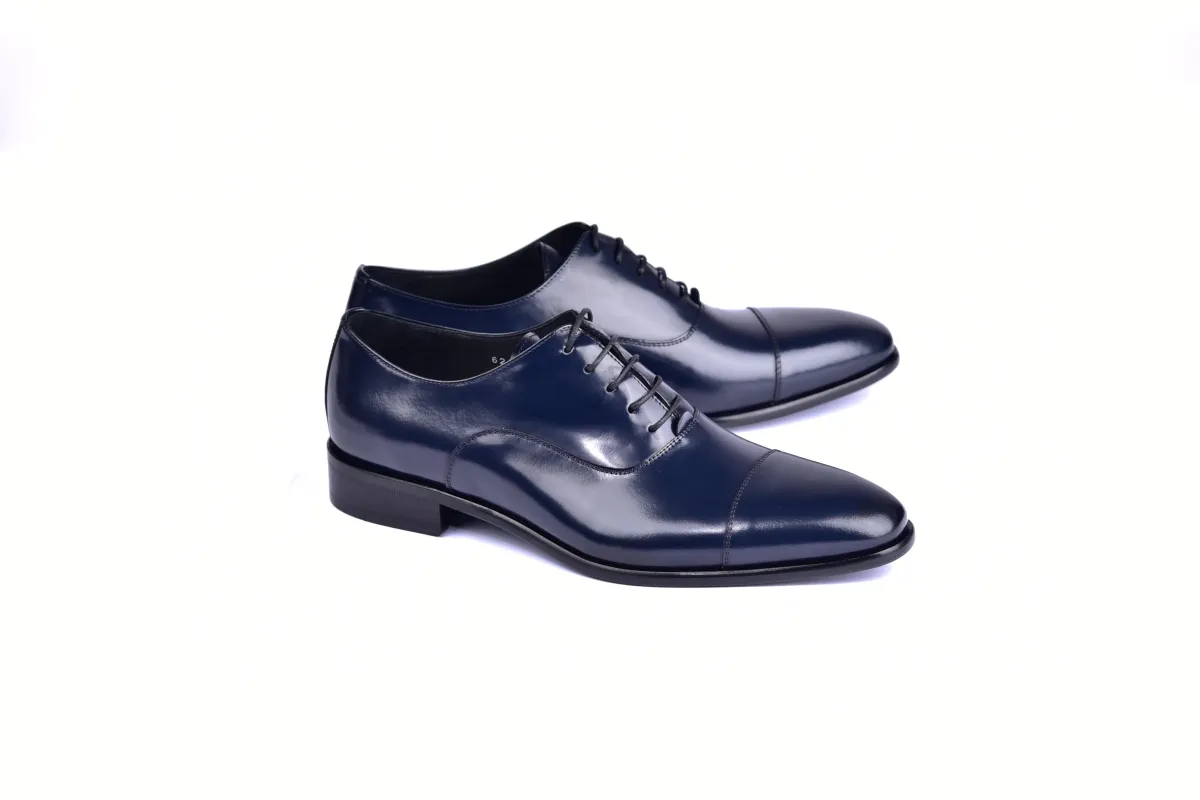 C0094-6265 Cap toe Lace up-Shinny Calf Navy sold by Alberto Nardoni
