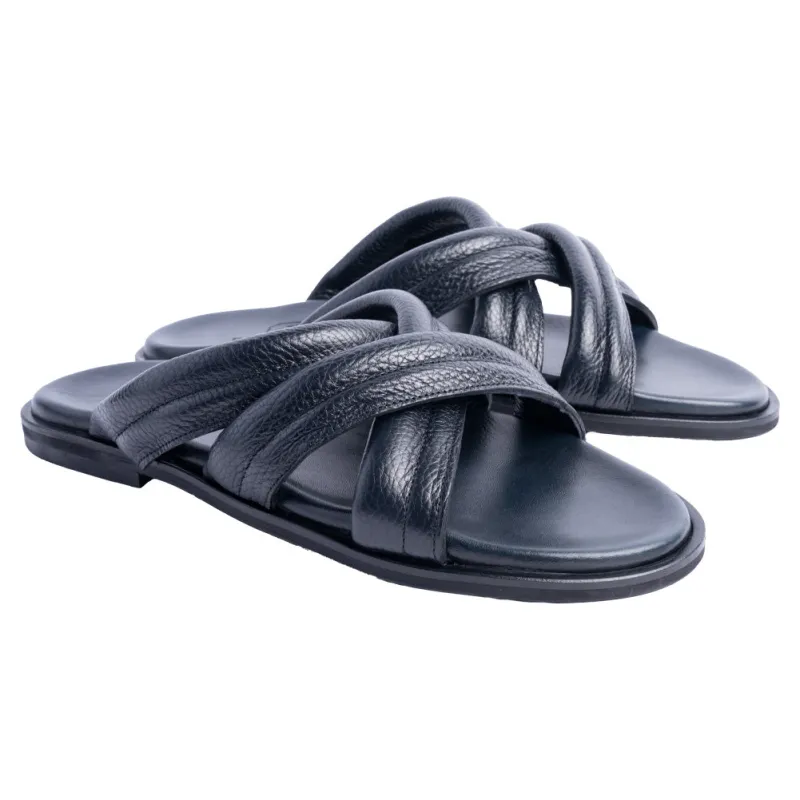 P000925- Balaer Sandal- Navy sold by Alberto Nardoni
