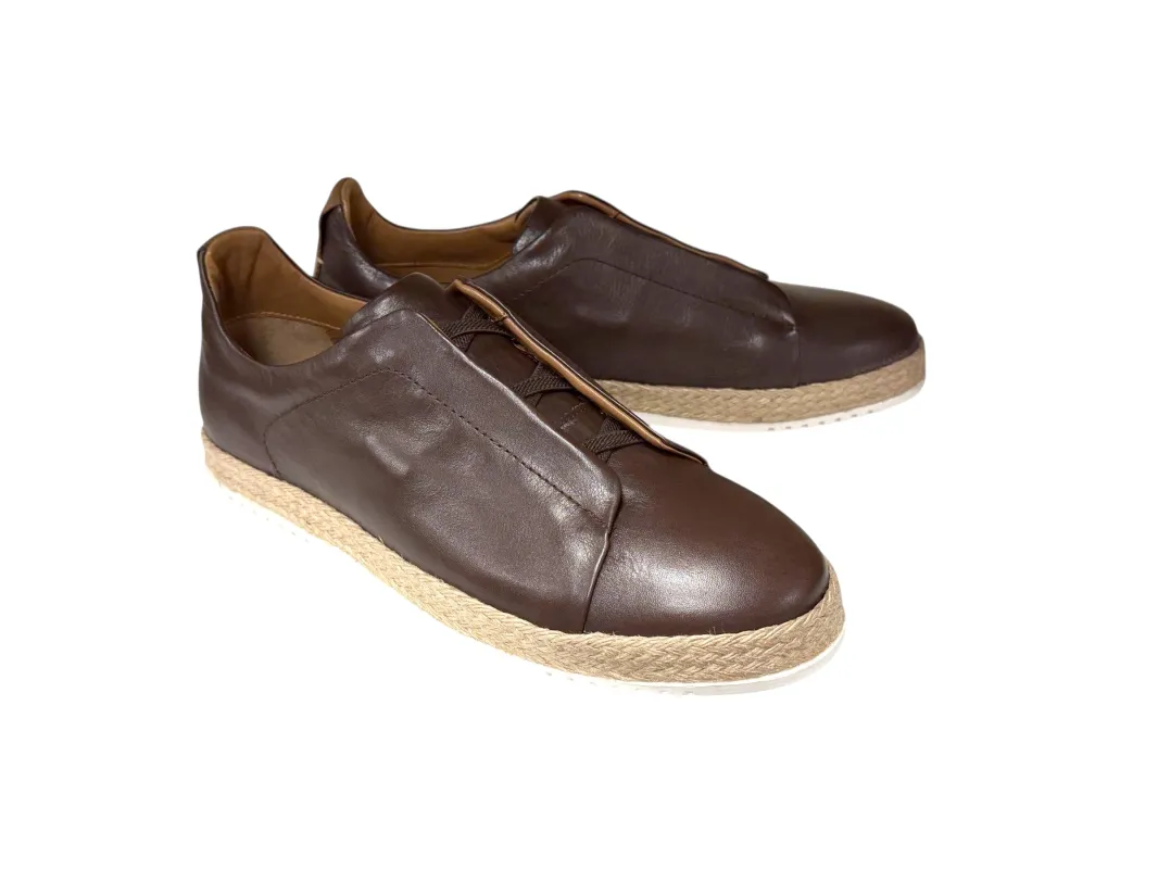 P01004 Sportivo- Elastic Vamp- Brown sold by Alberto Nardoni