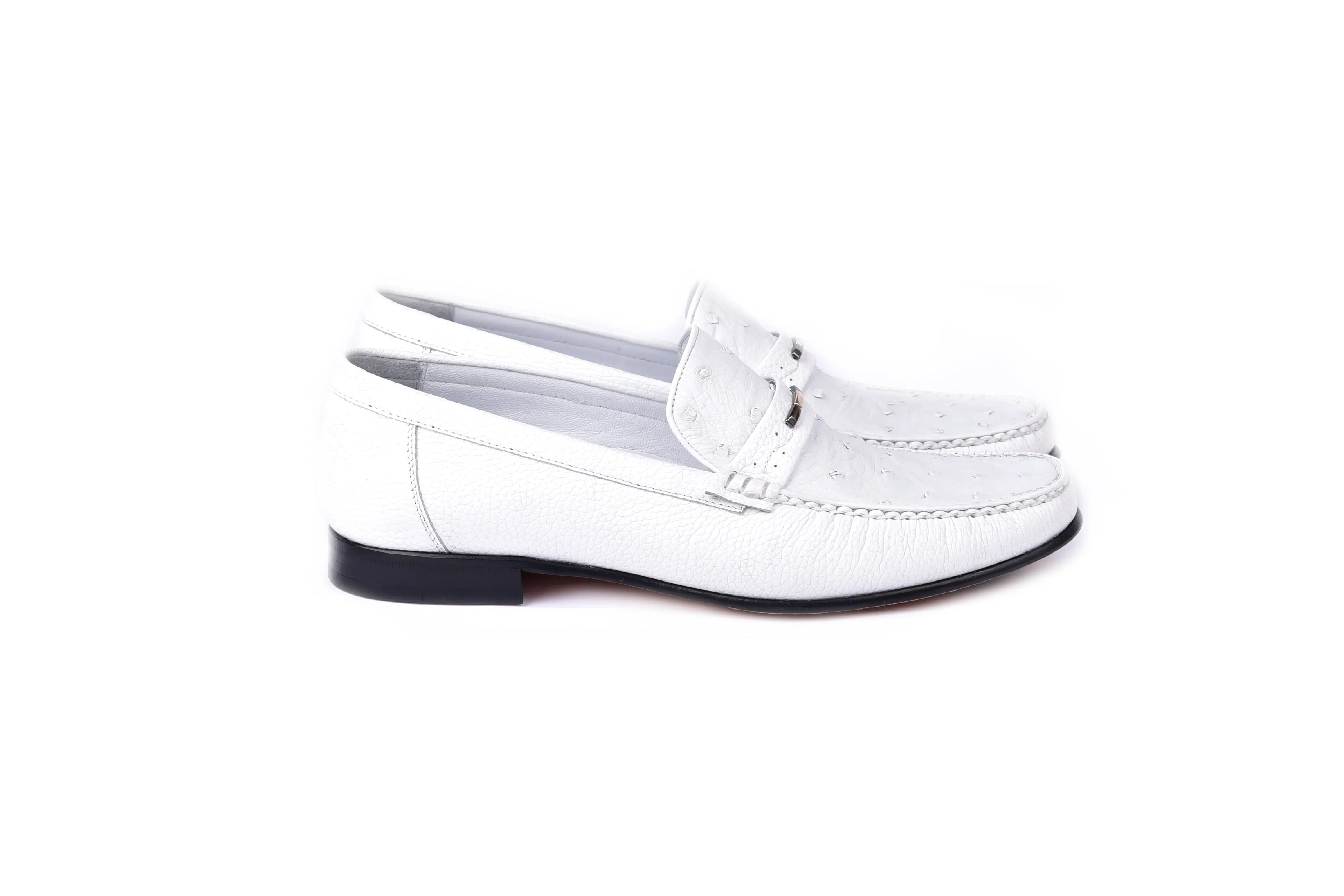 C0014053-3898Ost- Genuine Ostrich- White sold by Alberto Nardoni product image thumbnail 2