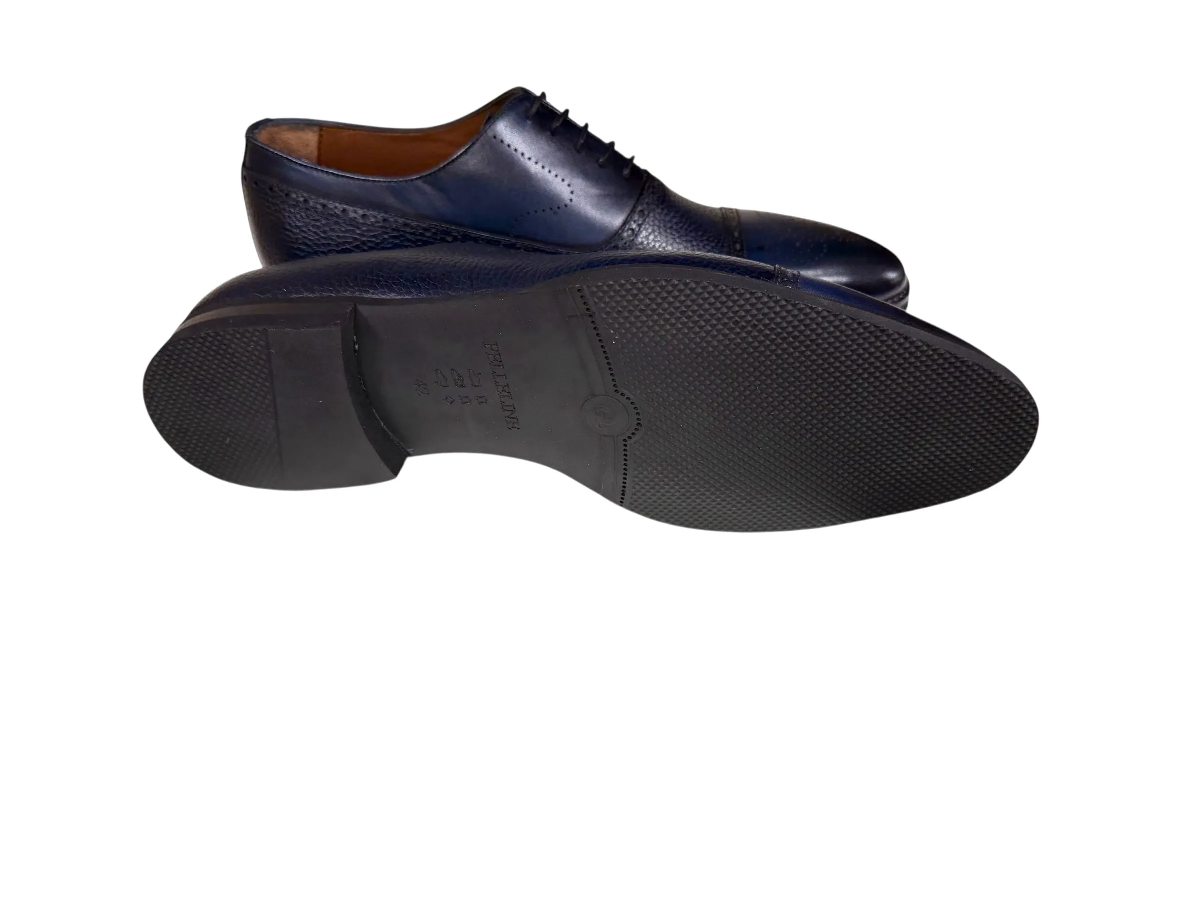 P0005228 -Lord -Cap toe Perforated -Navy sold by Alberto Nardoni product image thumbnail 3