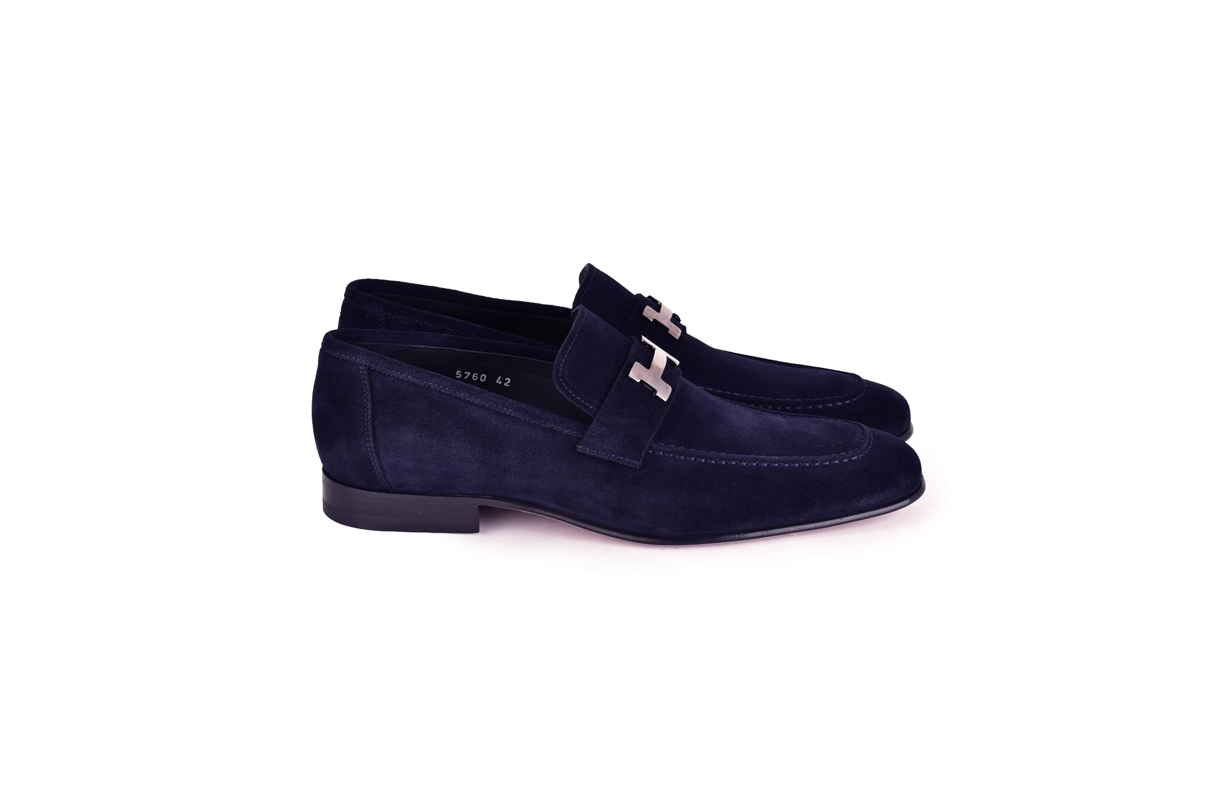C02005-5760S H buckle Suede-Navy sold by Alberto Nardoni product image thumbnail 2