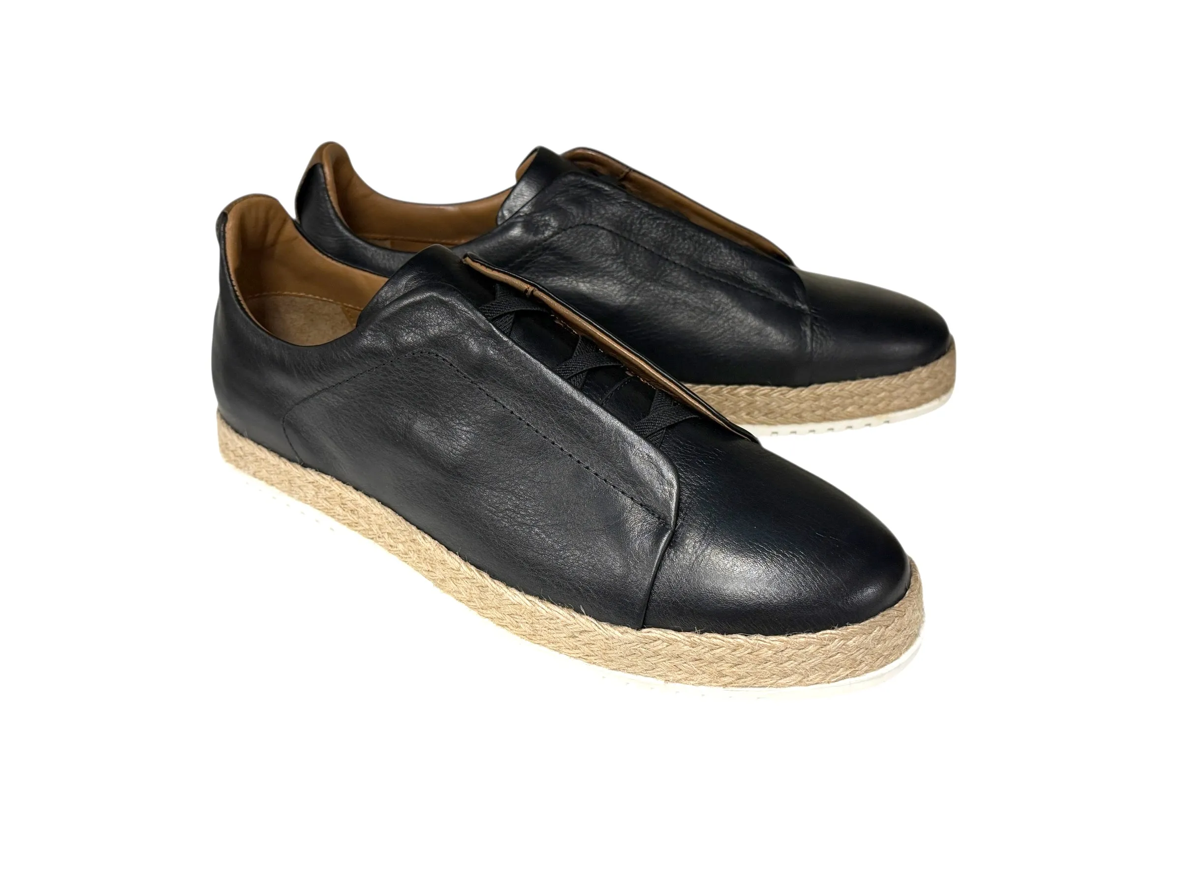 P01001 Sportivo- Elastic Vamp- Black sold by Alberto Nardoni