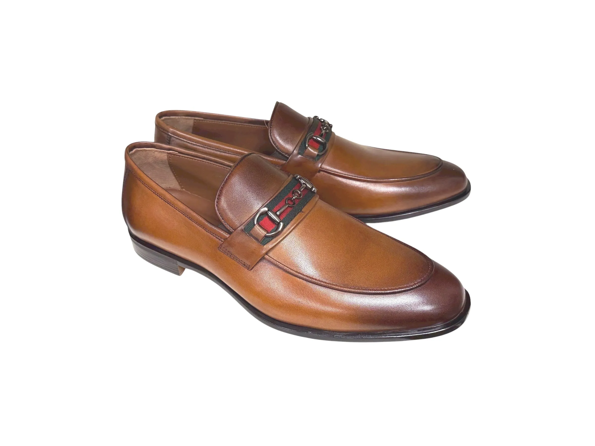 P0016 -Borris- Buckle Loafer- Tan sold by Alberto Nardoni