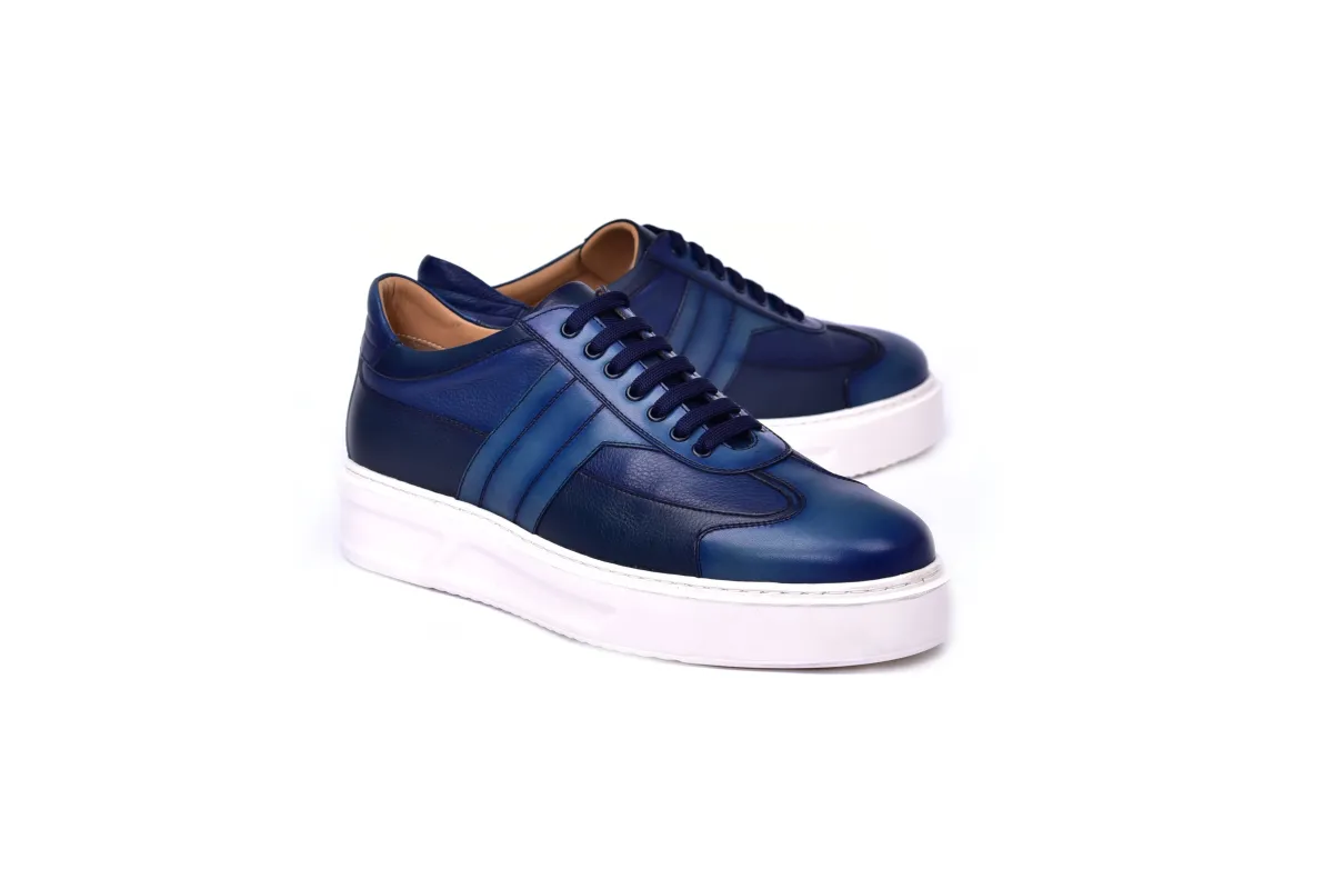C0013011-5769 Fashion Sneaker- Navy sold by Alberto Nardoni