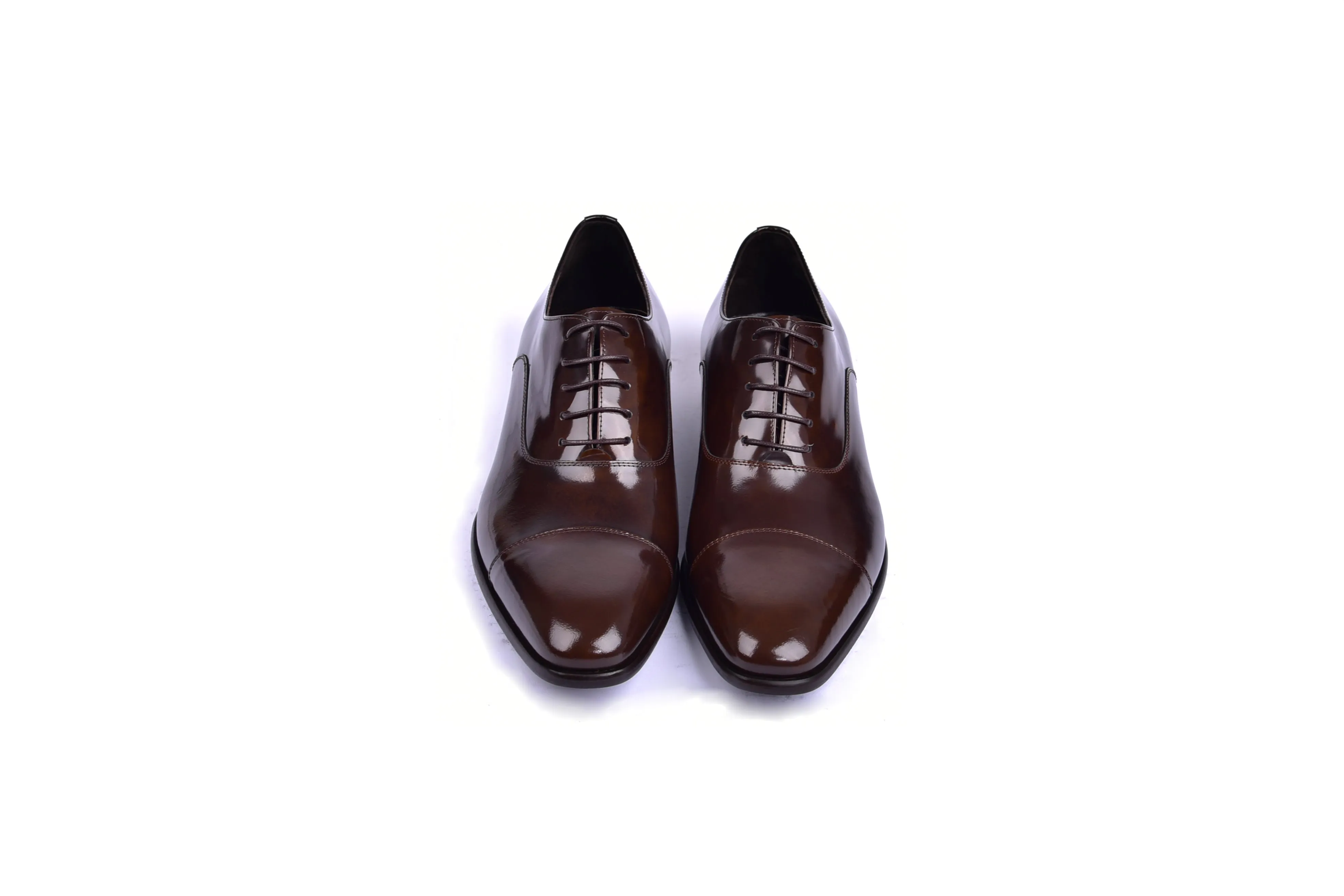 C0095-6265 Cap toe Lace up-Shinny Calf Brown sold by Alberto Nardoni product image thumbnail 4