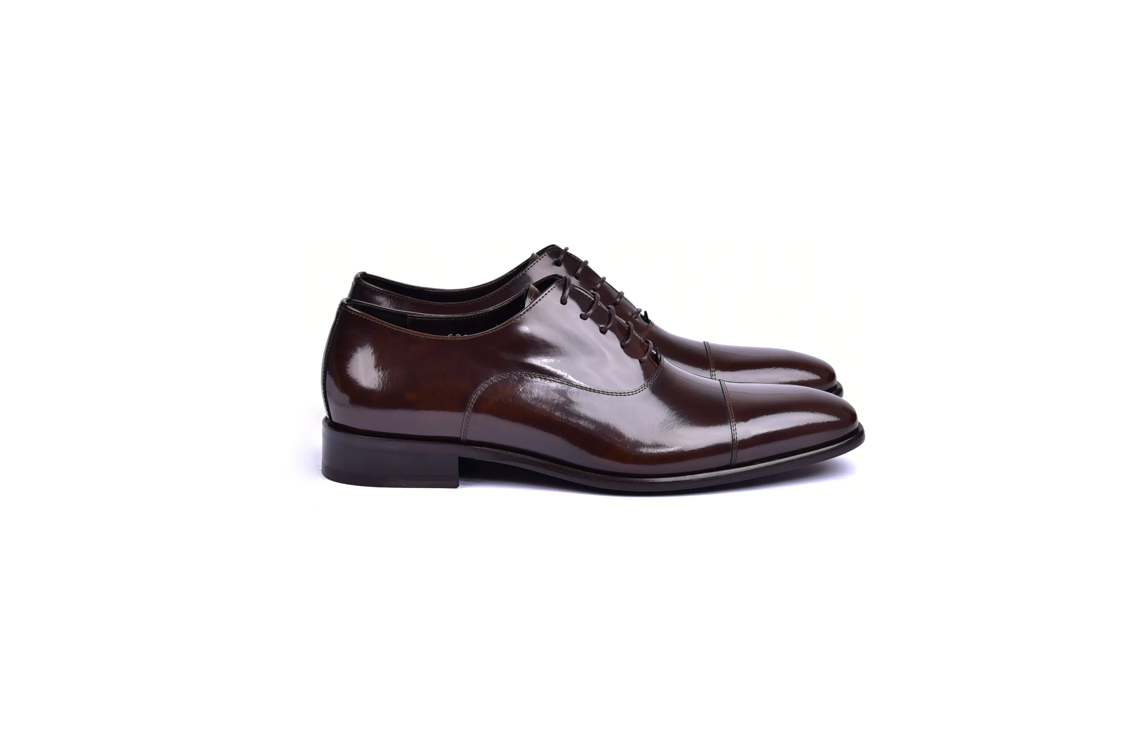 C0095-6265 Cap toe Lace up-Shinny Calf Brown sold by Alberto Nardoni product image thumbnail 2