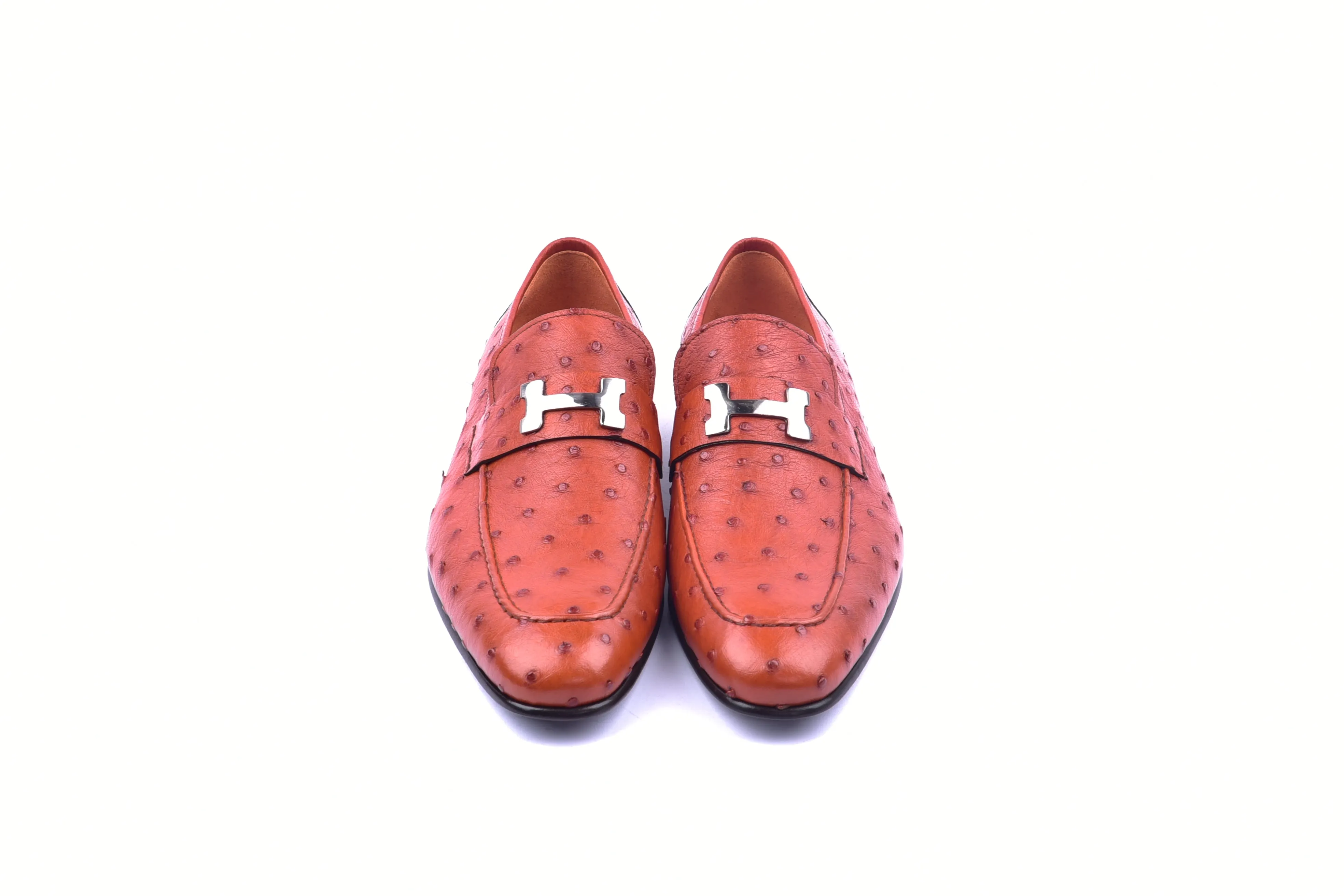 C02008-5760 H buckle -Orange Ostrich sold by Alberto Nardoni product image thumbnail 4