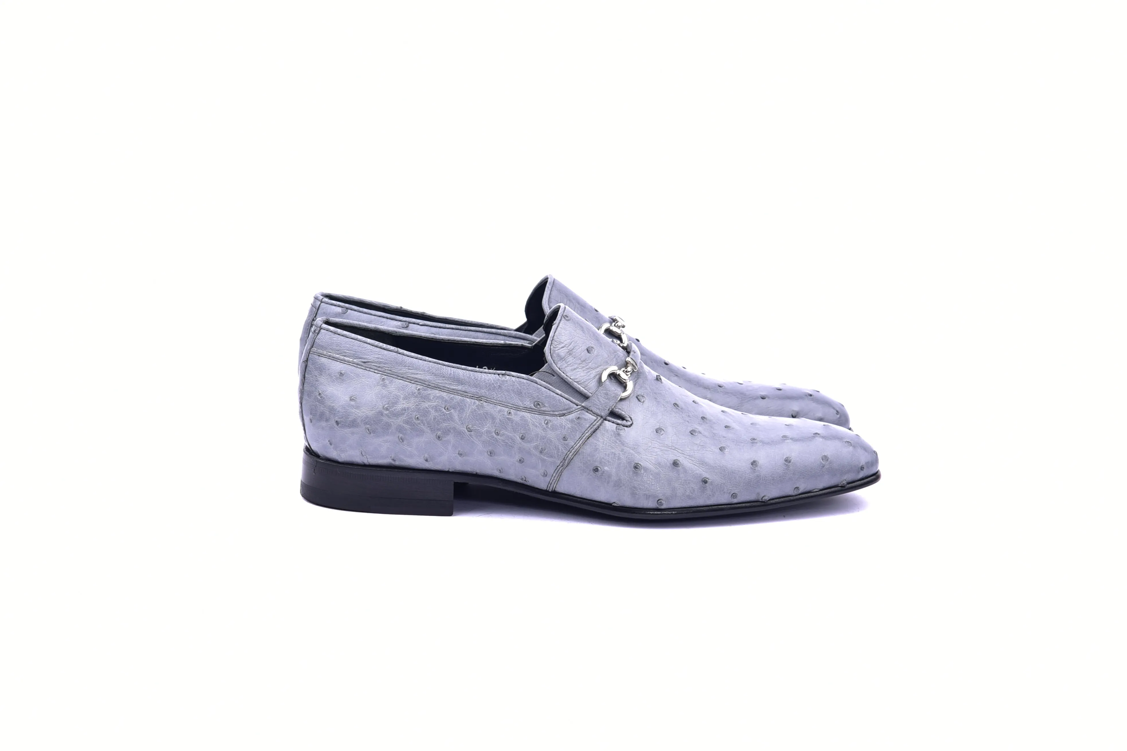 C0228-5776 Genuine Ostrich- Grey sold by Alberto Nardoni product image thumbnail 2
