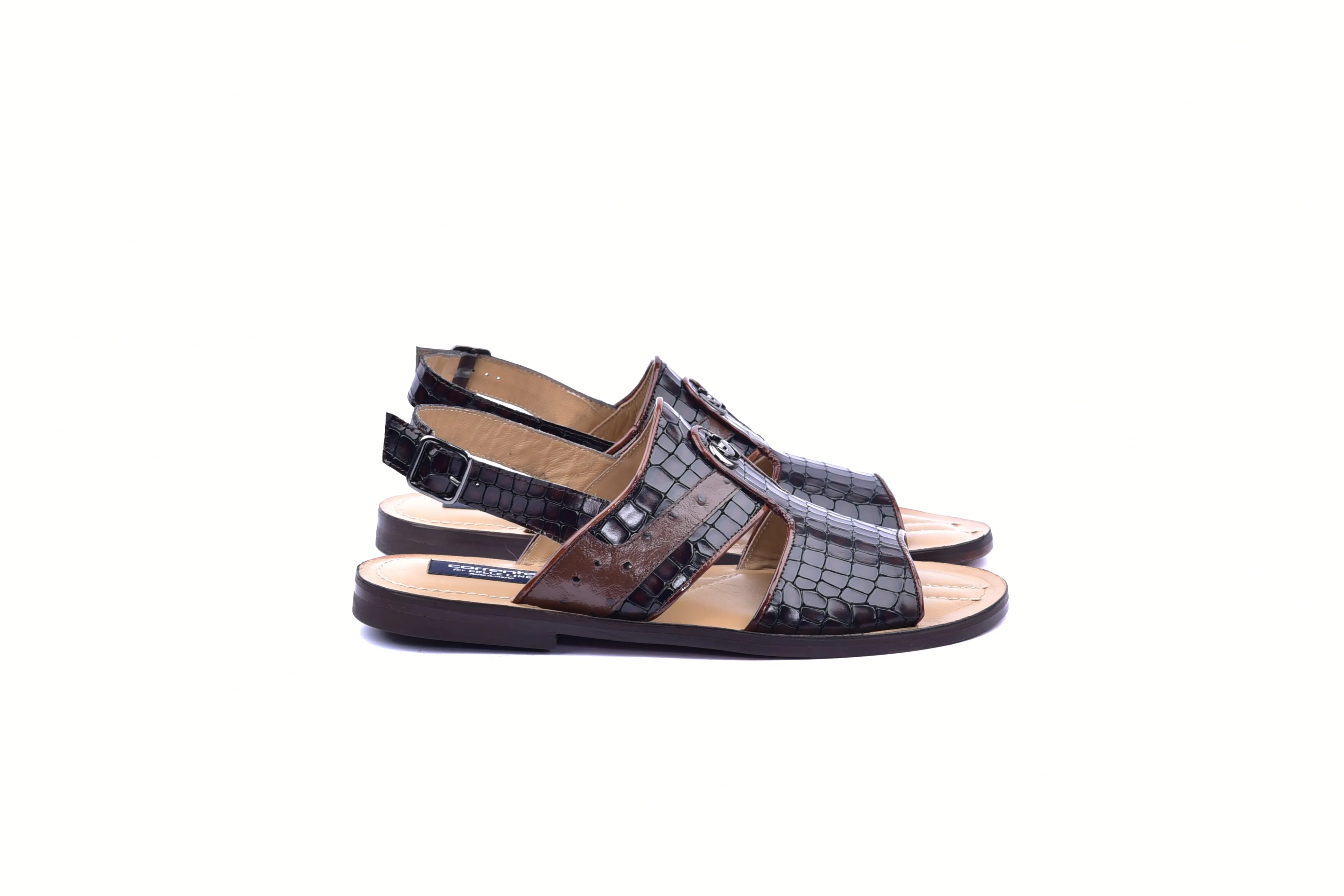 C0075-Corrente 5829S Sandal- Brown sold by Alberto Nardoni product image thumbnail 2