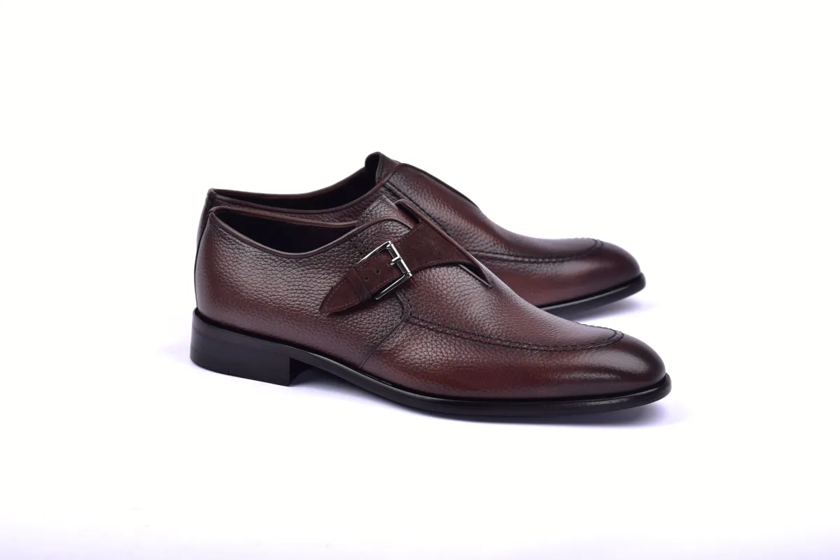 C051-6471 Monk strap-Brown sold by Alberto Nardoni