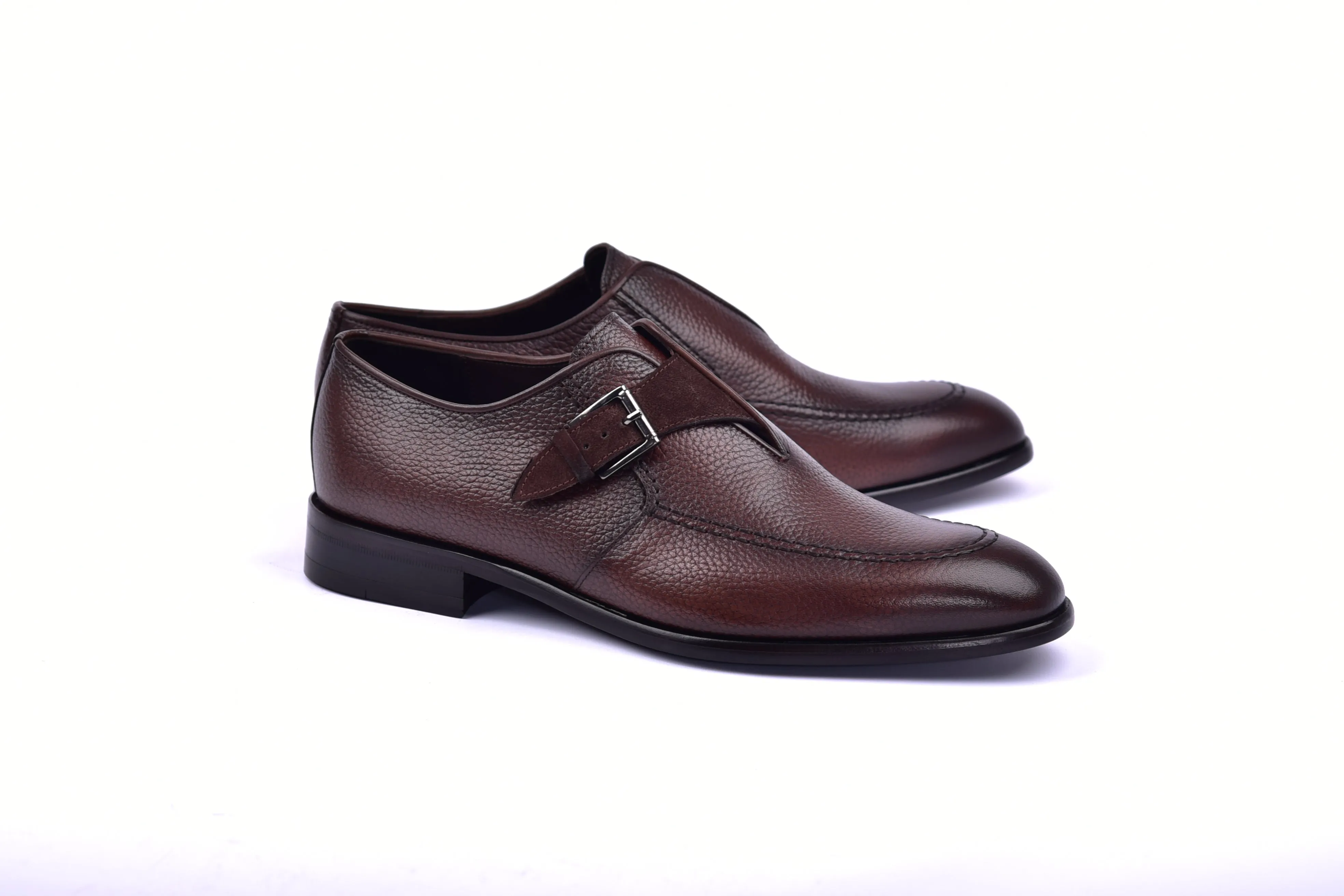 C051-6471 Monk strap-Brown sold by Alberto Nardoni