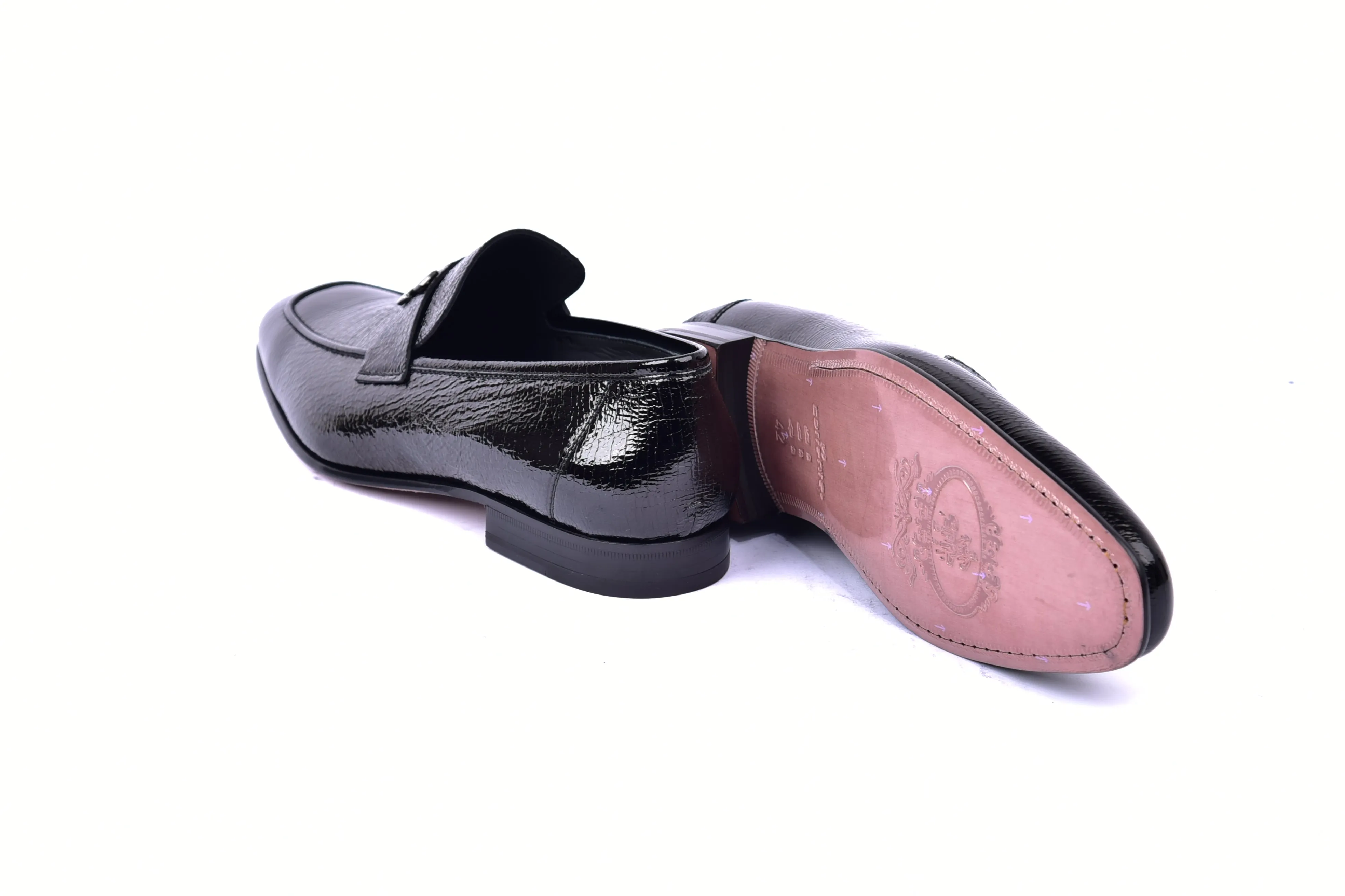 C01998-5760V H buckle Vita Calf Skin-Black sold by Alberto Nardoni product image thumbnail 3