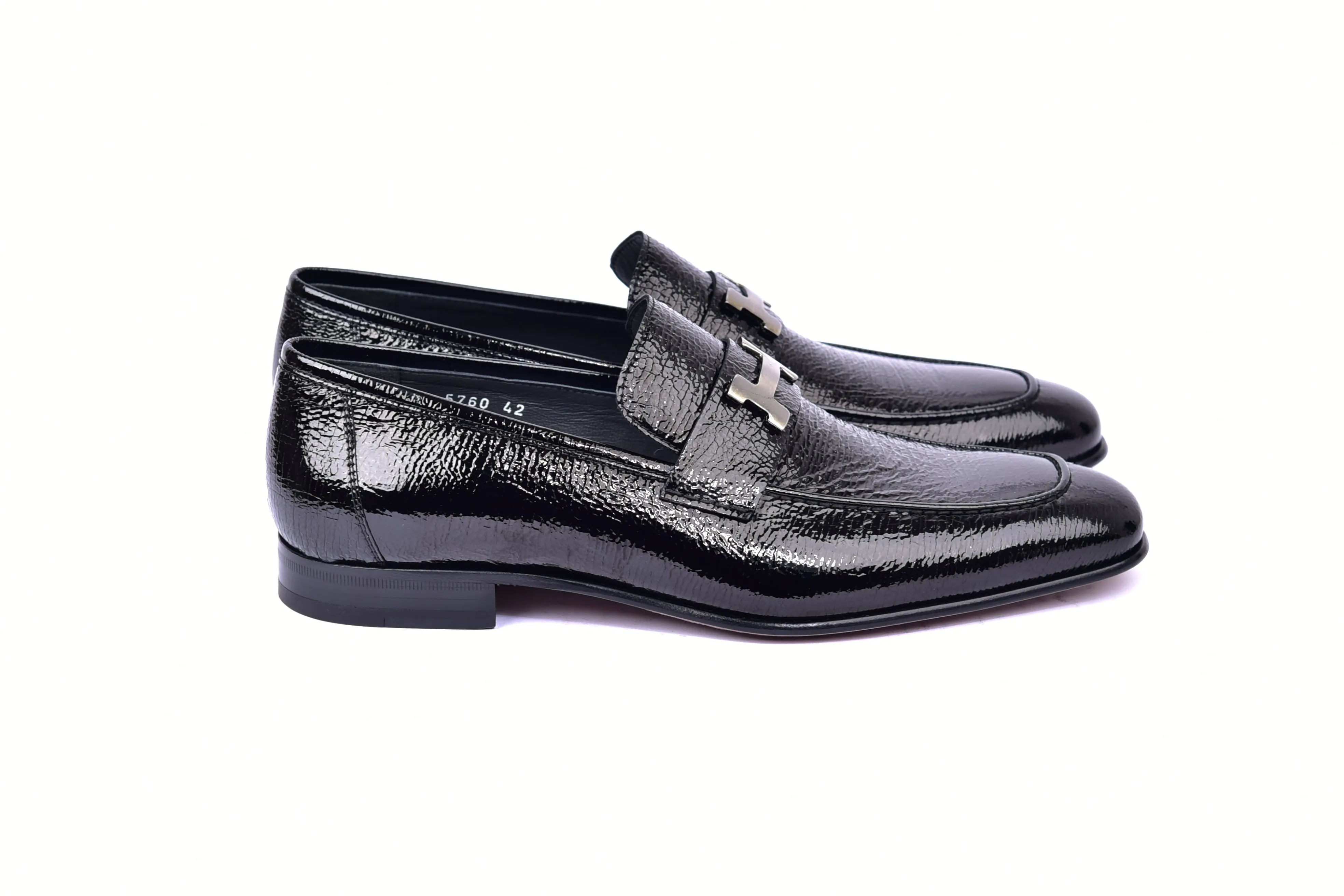 C01998-5760V H buckle Vita Calf Skin-Black sold by Alberto Nardoni product image thumbnail 4