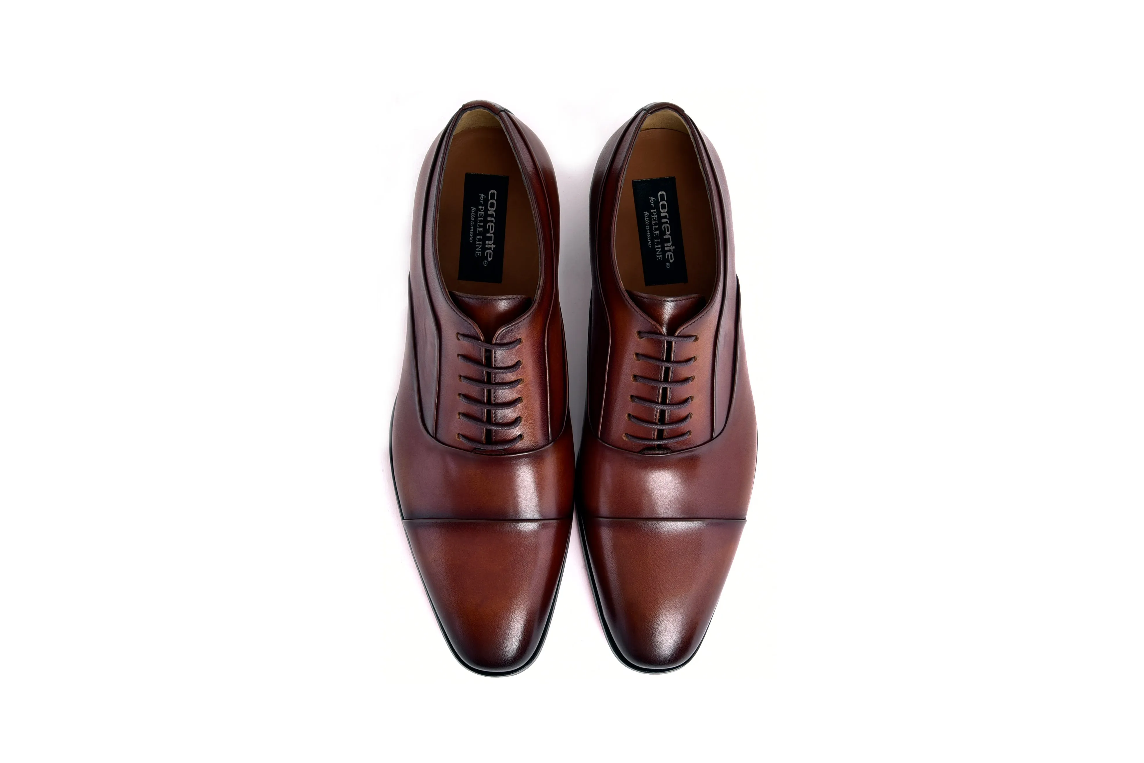 C0001106-6694 Cap toe lace up-Tan sold by Alberto Nardoni product image thumbnail 4