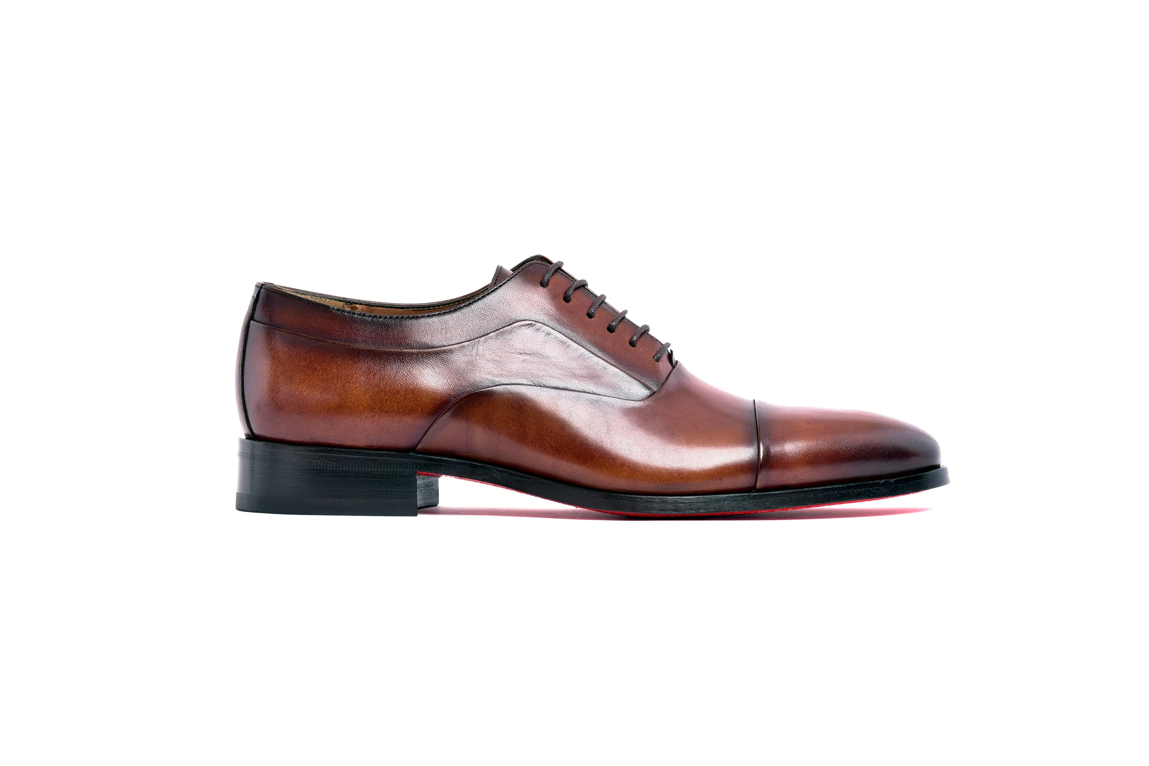 C0001106-6694 Cap toe lace up-Tan sold by Alberto Nardoni product image thumbnail 2