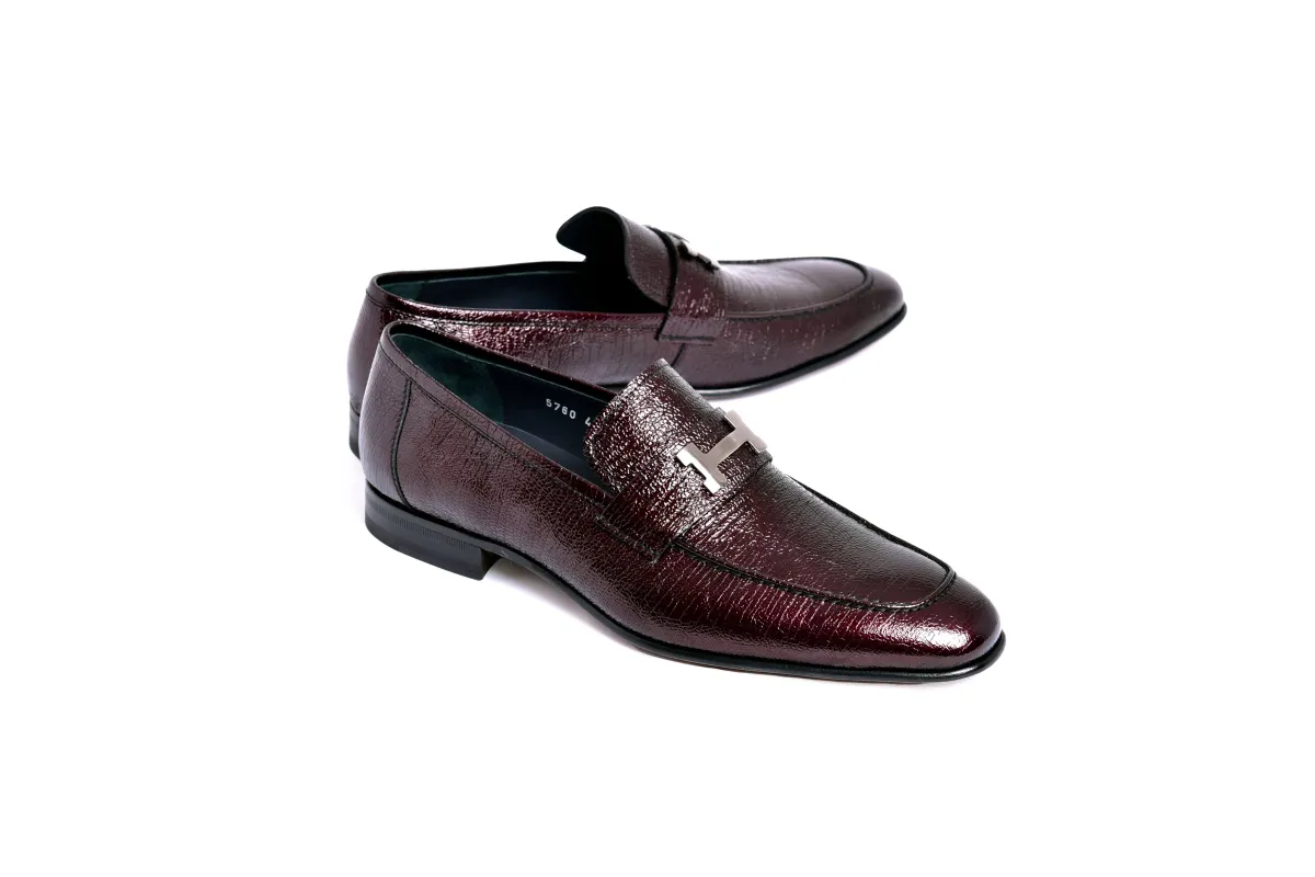C01999-5760V H buckle Vita Calf Skin-Burgundy sold by Alberto Nardoni