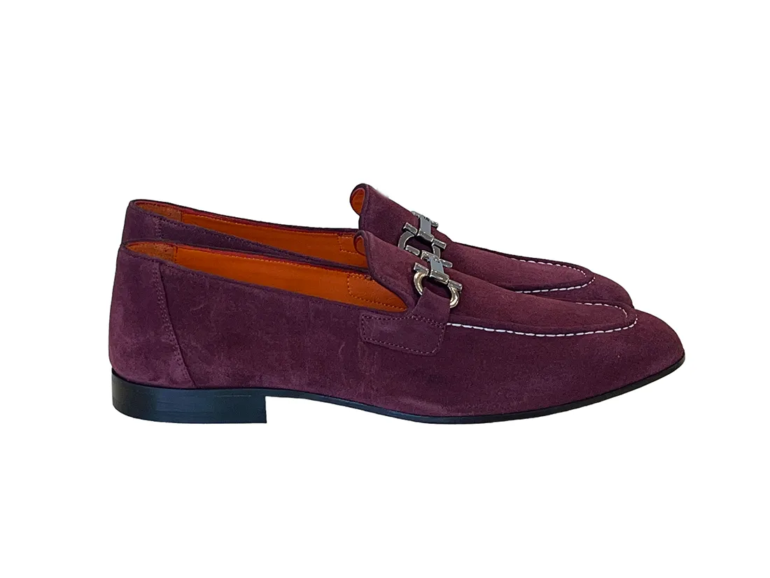 P000655-6472-Burgundy suede sold by Alberto Nardoni product image thumbnail 2