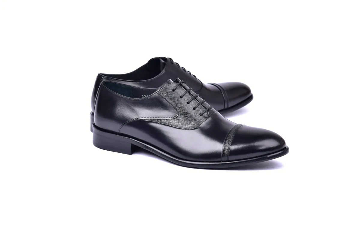 C0012-5256 Cap toe Lace up- Black sold by Alberto Nardoni