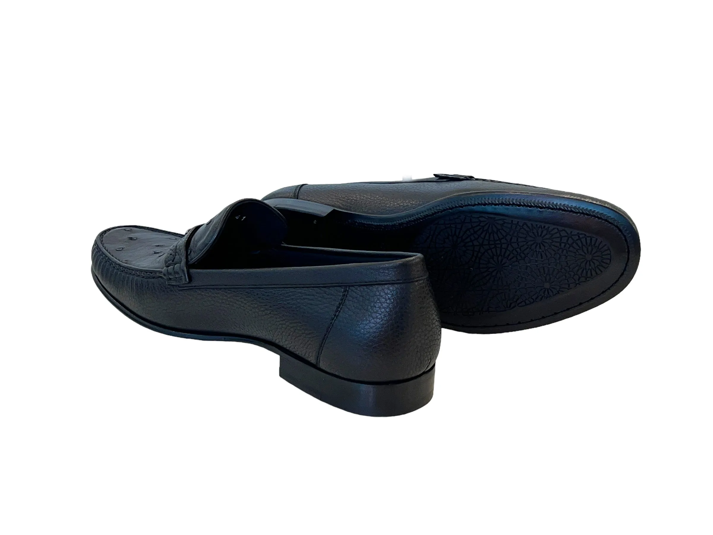 C001405-3898Ost- Genuine Ostrich- Black sold by Alberto Nardoni product image thumbnail 3