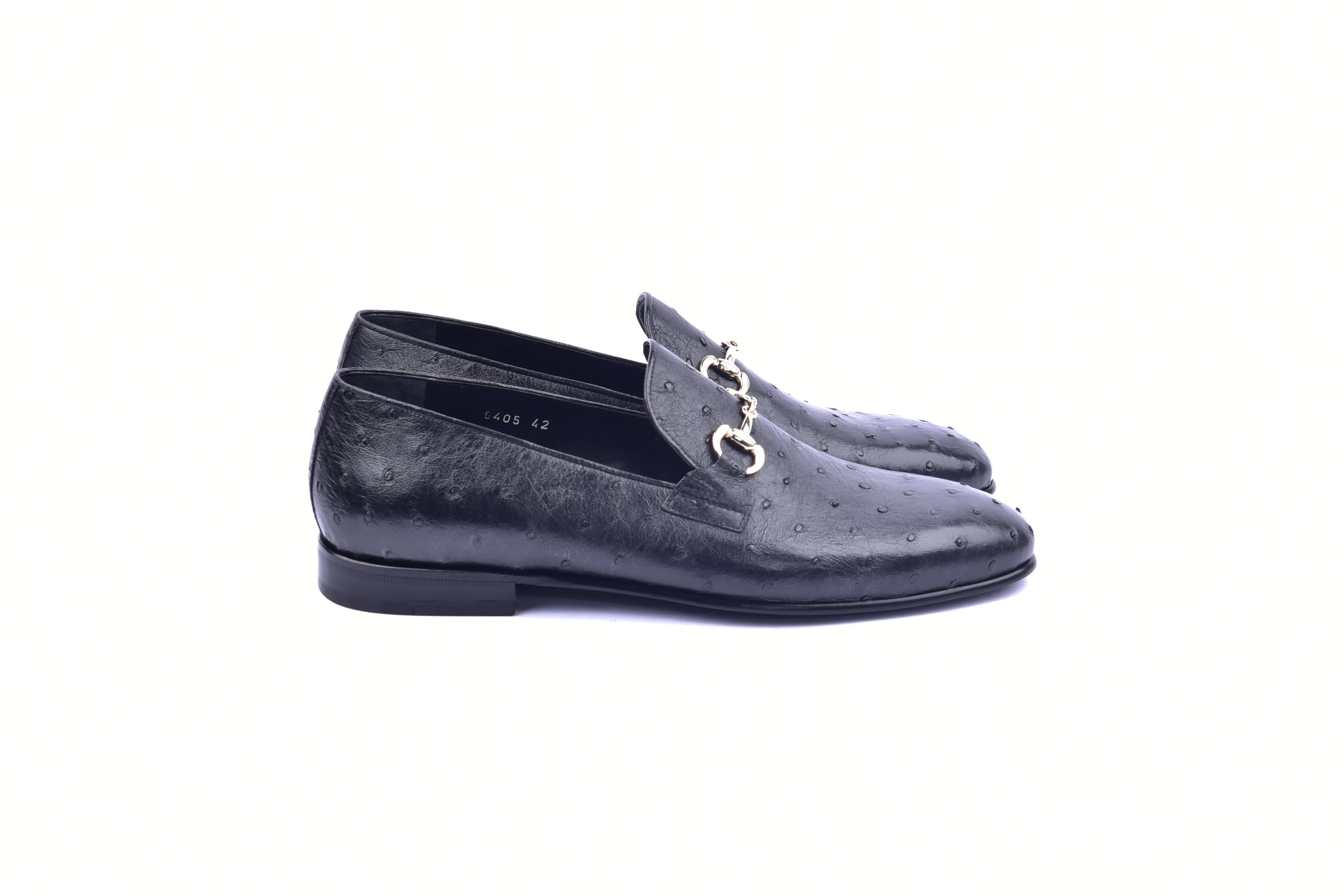 C02201-5405 Genuine Ostrich- Black sold by Alberto Nardoni product image thumbnail 2