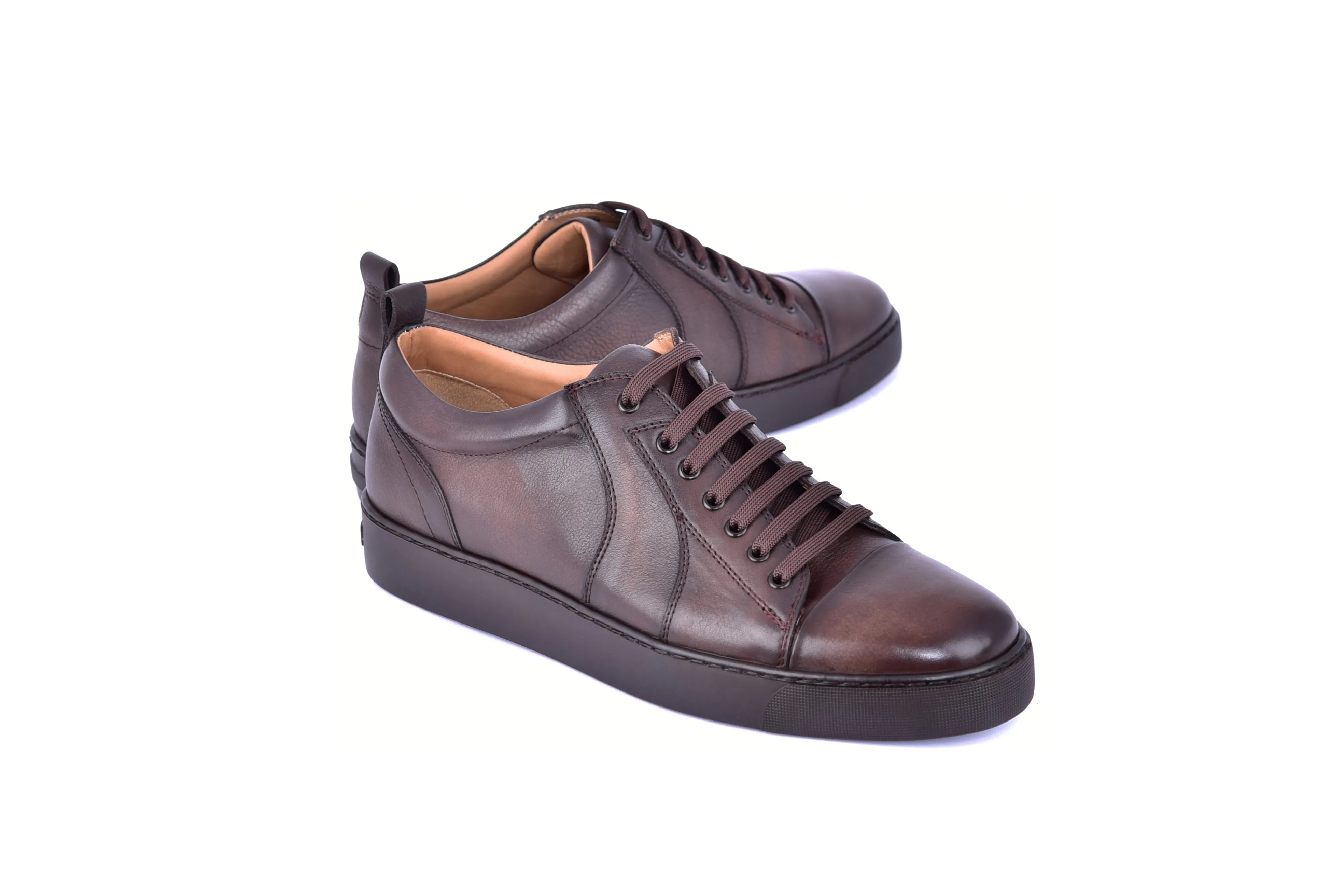 C0013018-7233 Fashion Sneaker-Brown sold by Alberto Nardoni