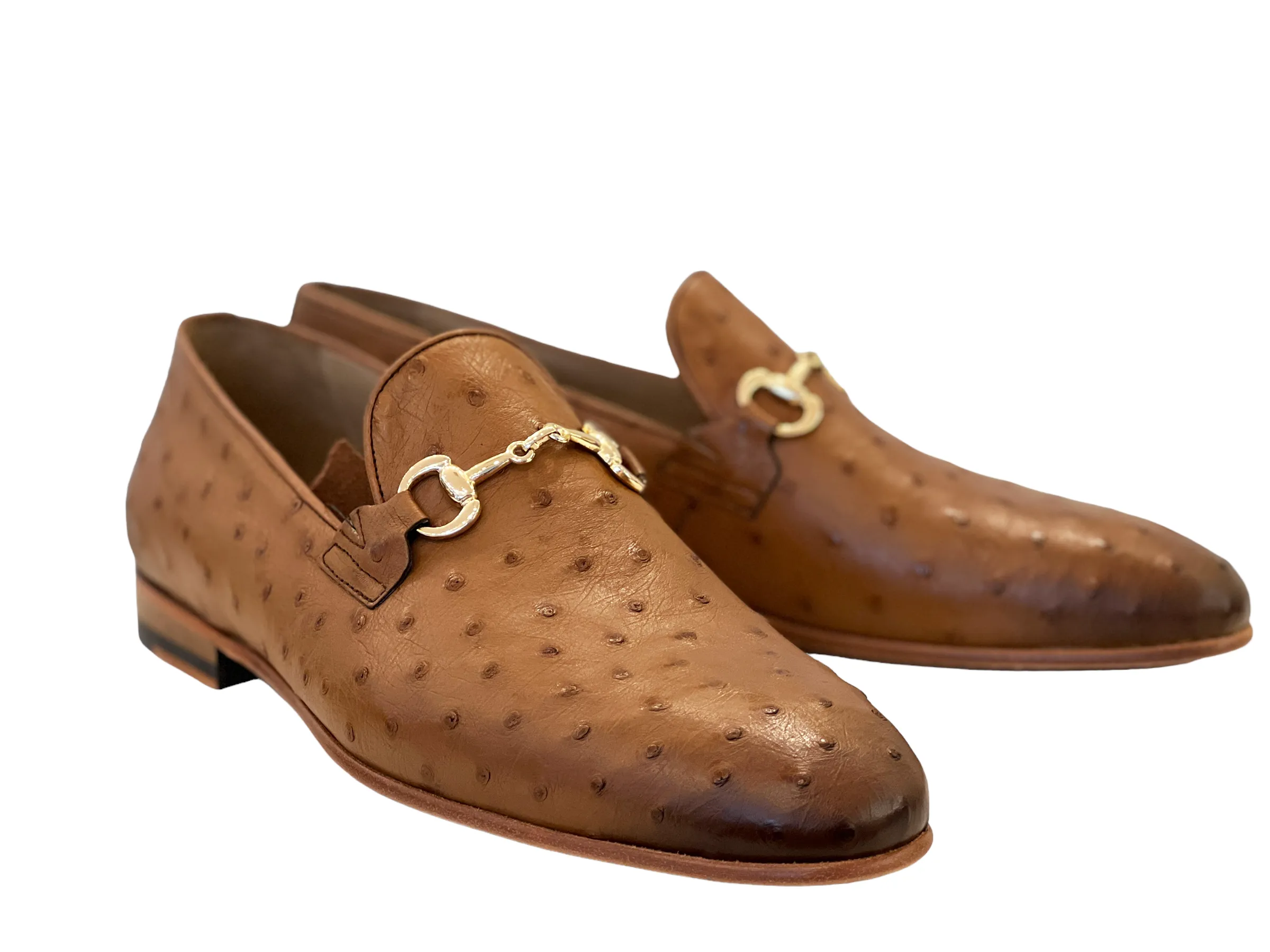 C02203-5405 Genuine Ostrich- Tan sold by Alberto Nardoni