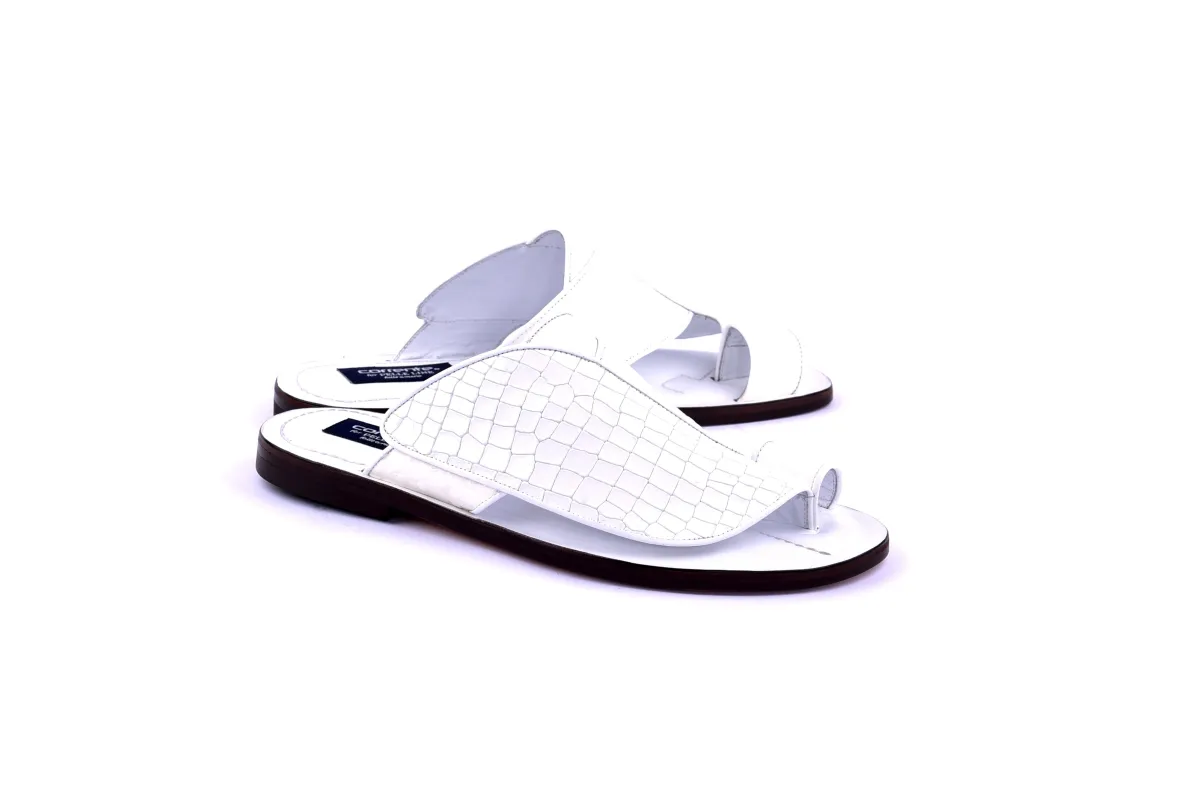 C0052-Corrente 5830 Sandal- White sold by Alberto Nardoni