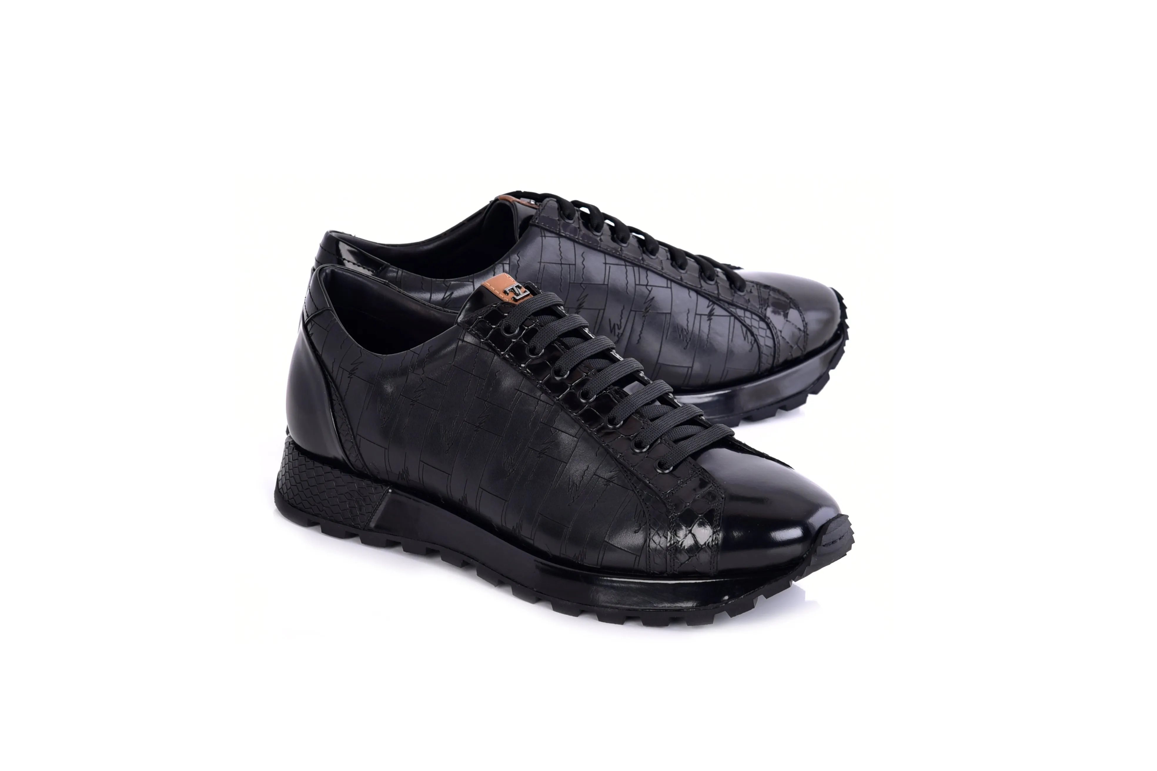 C001304-5581L Fashion Sneaker- Black sold by Alberto Nardoni product image thumbnail 2