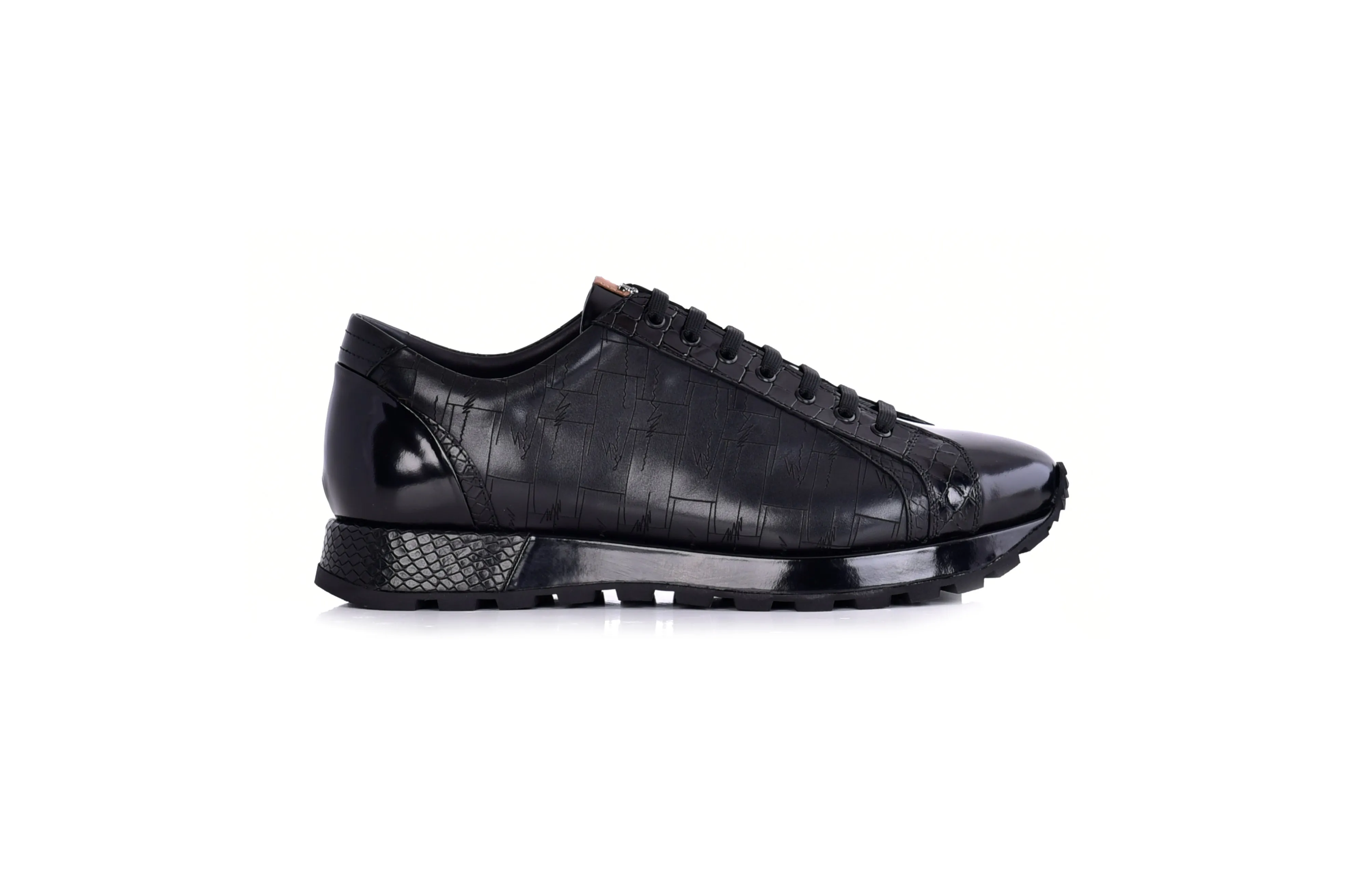 C001304-5581L Fashion Sneaker- Black sold by Alberto Nardoni product image thumbnail 3