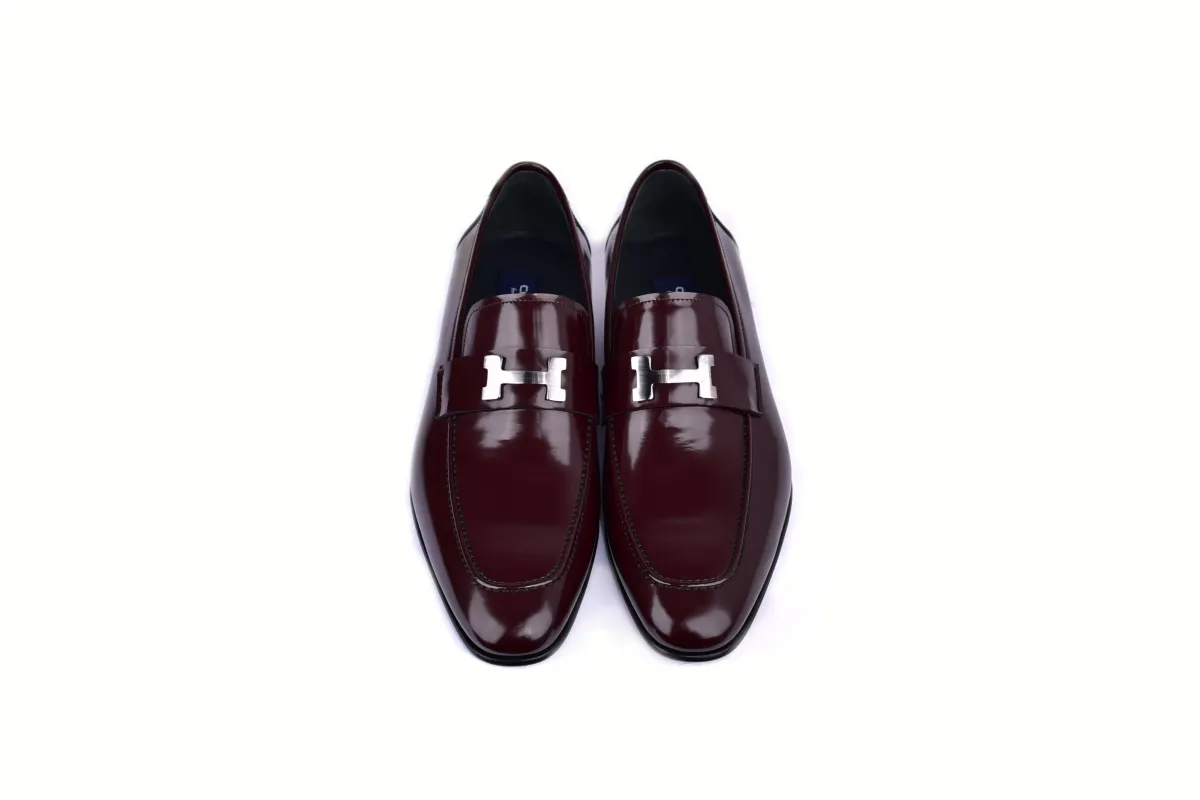 C02000-5760 H buckle Burgundy Lux Calf Skin sold by Alberto Nardoni