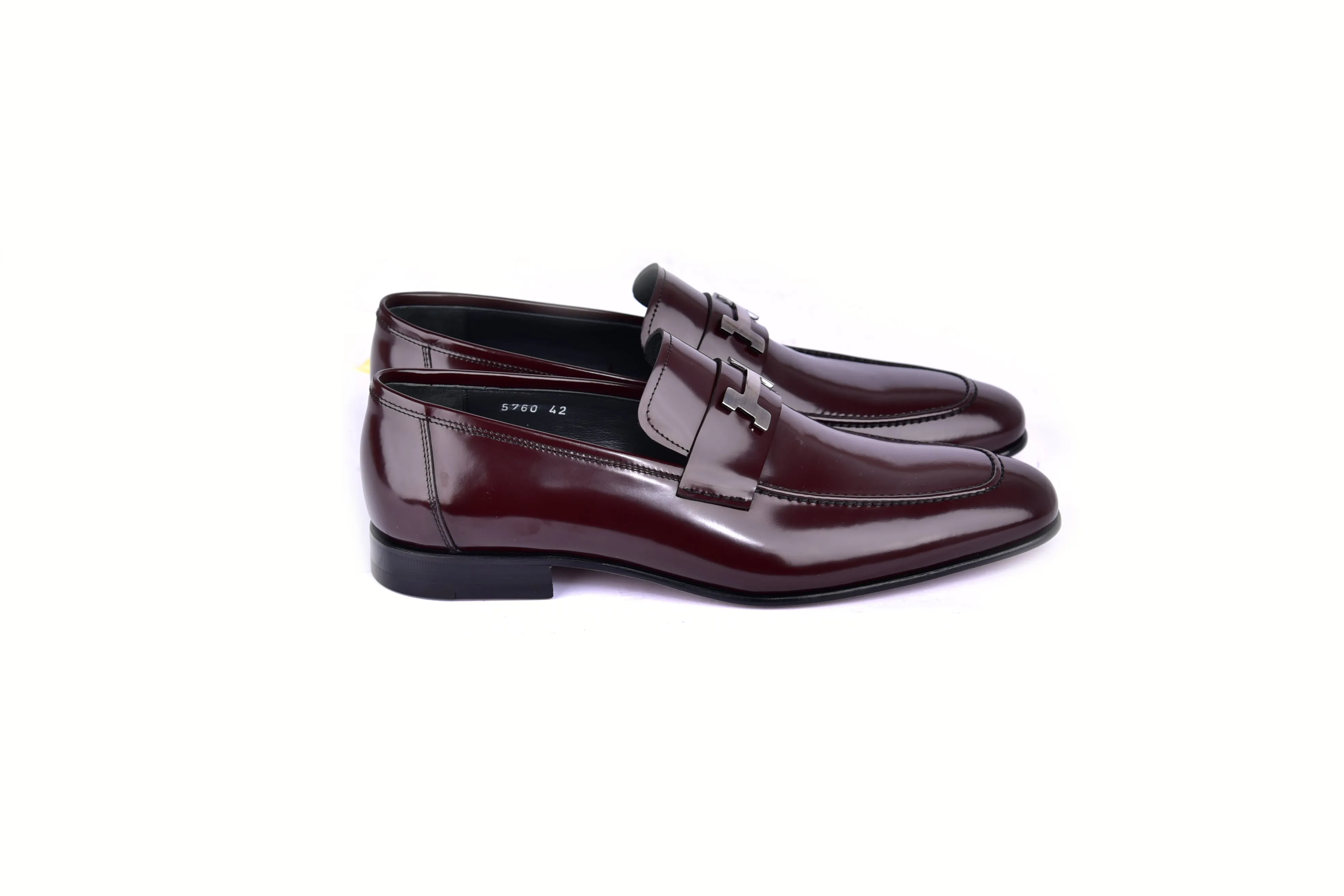 C02000-5760 H buckle Burgundy Lux Calf Skin sold by Alberto Nardoni product image thumbnail 2