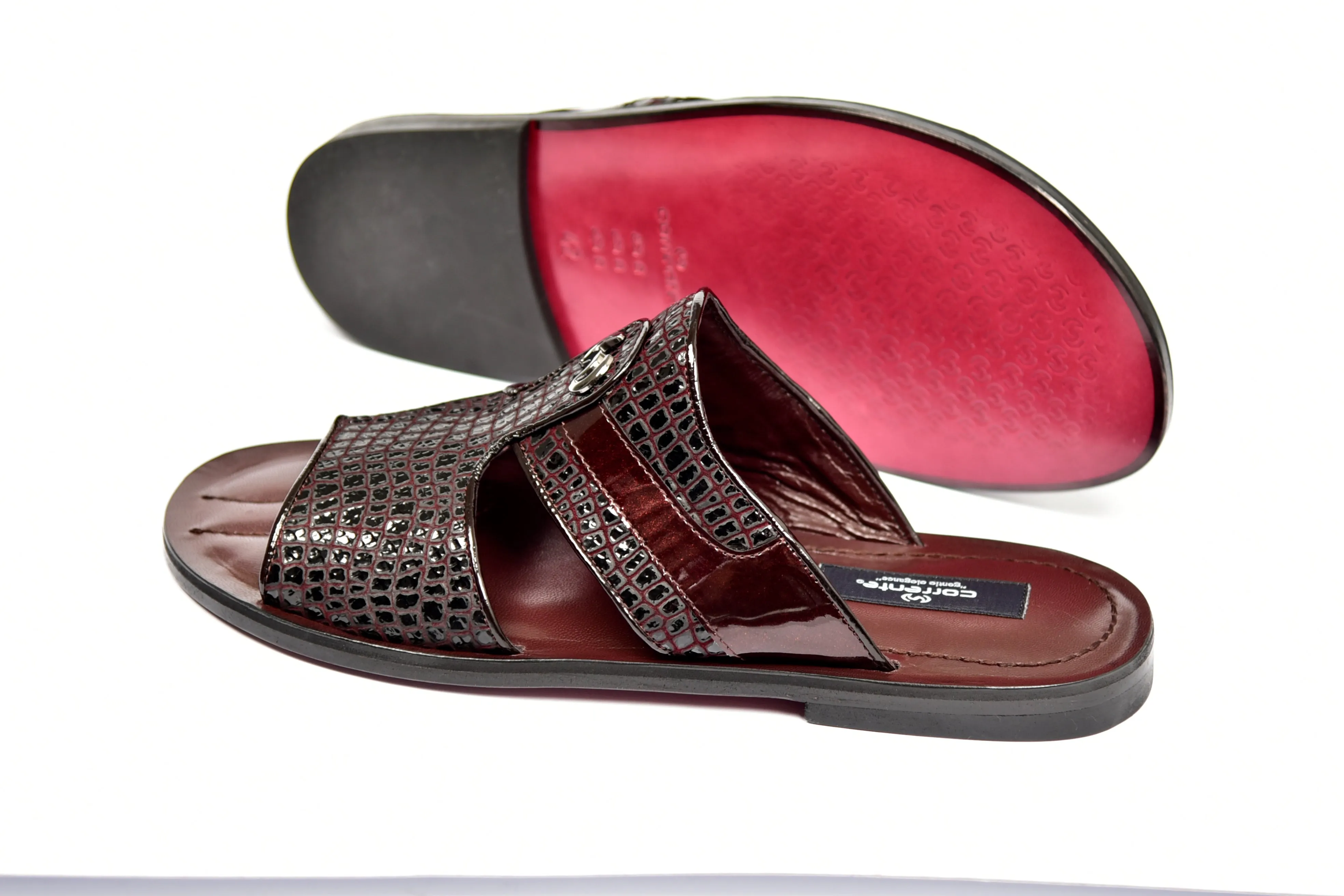 C0071-Corrente 5829 Sandal- Burgundy sold by Alberto Nardoni product image thumbnail 4